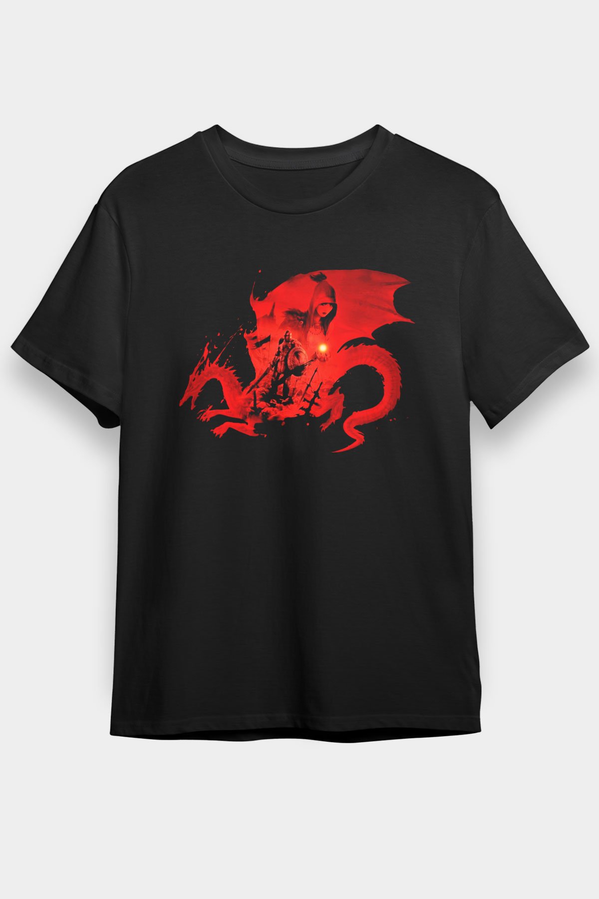 Dragon Age Black Unisex Graphic Tee - STREETWEAR