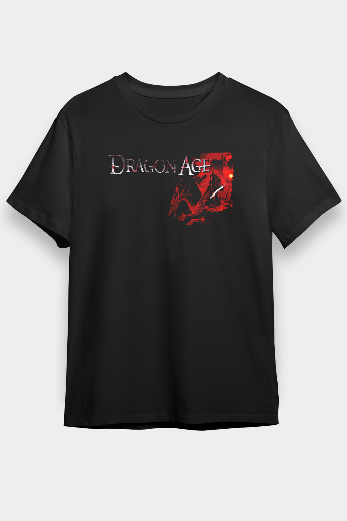 Dragon Age Black Unisex Graphic Tee - STREETWEAR