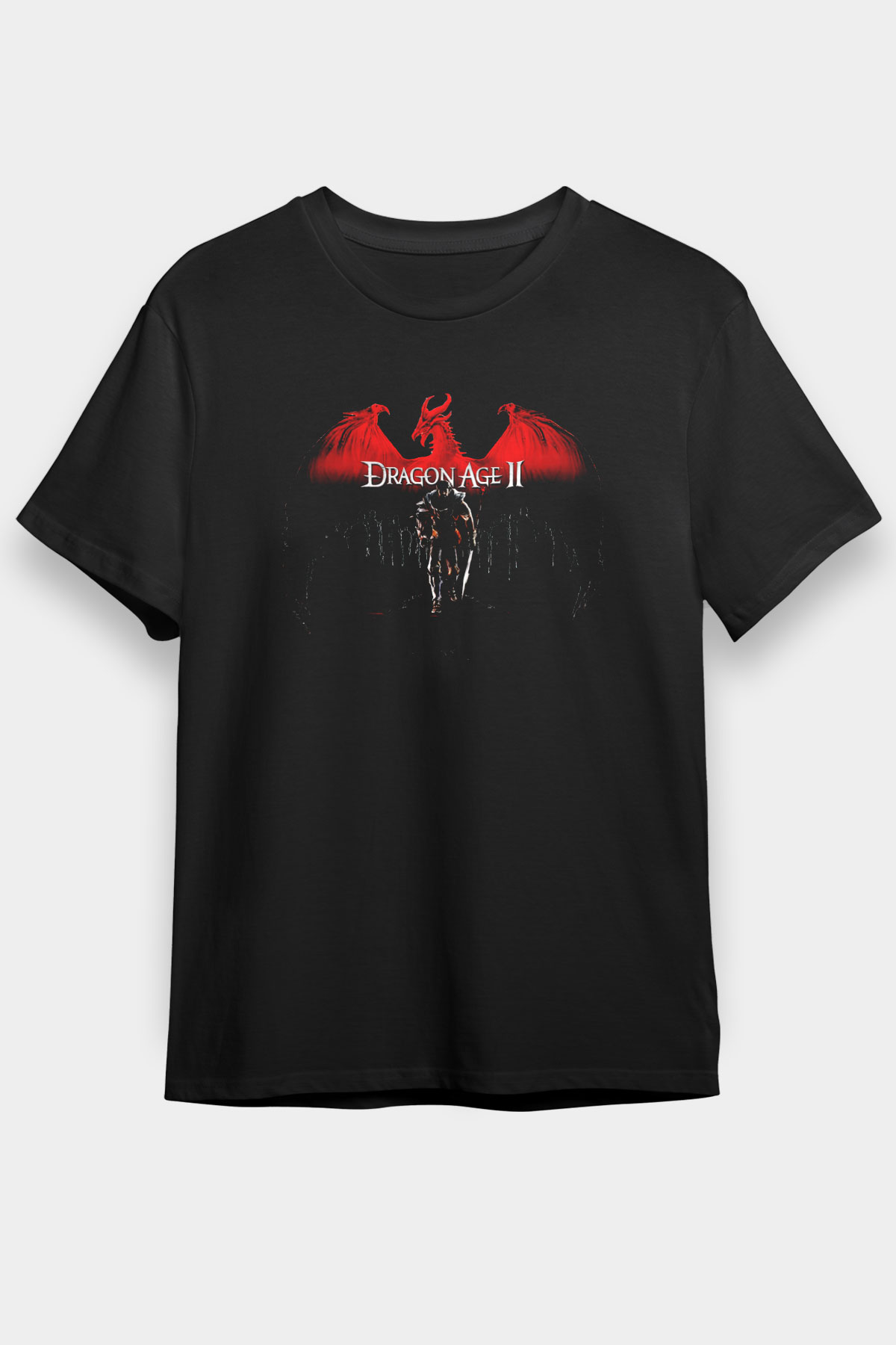 Dragon Age Black Unisex Graphic Tee - STREETWEAR