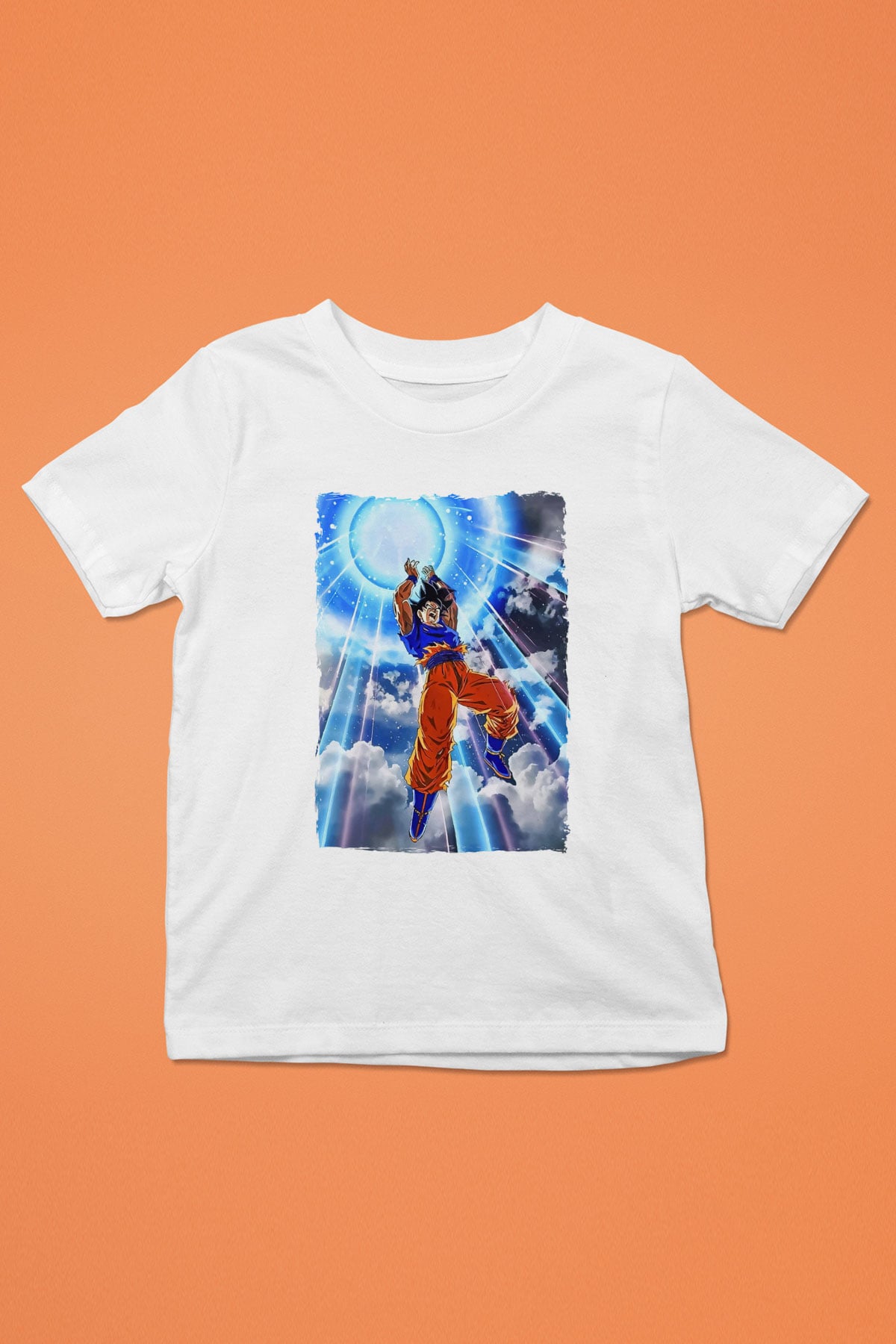 Dragonball Beyaz Unisex Çocuk Tişört