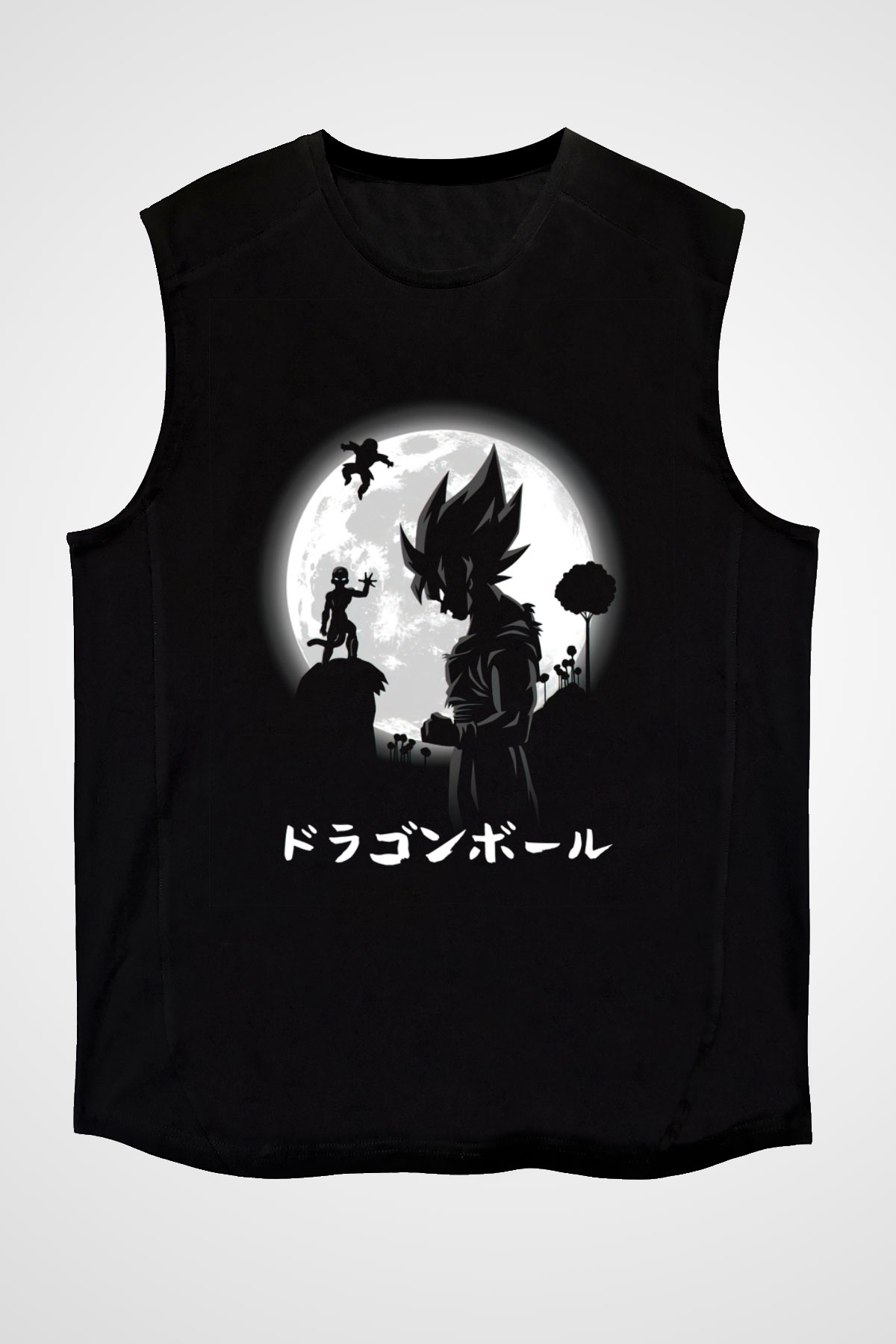 Dragonball Siyah Unisex Kolsuz Tişört