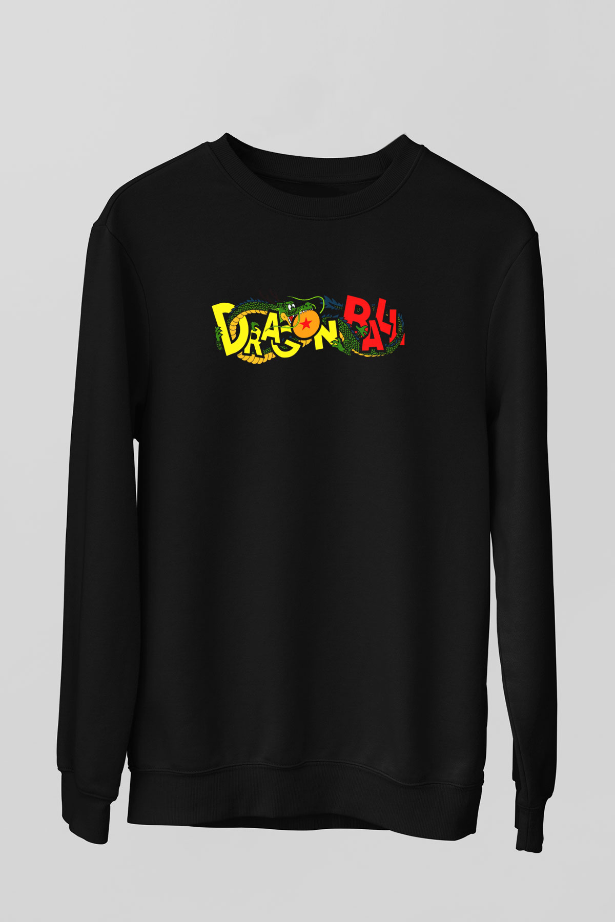 Dragonball Siyah Unisex Sweatshirt