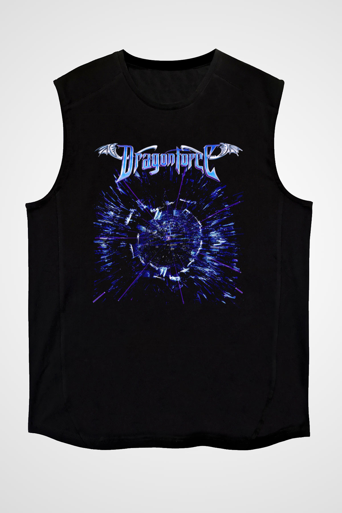 DragonForce Siyah Unisex Kolsuz Tişört