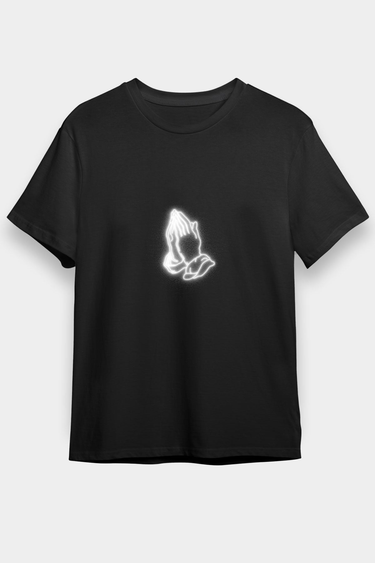 Drake Baskılı Unisex Siyah Tişört