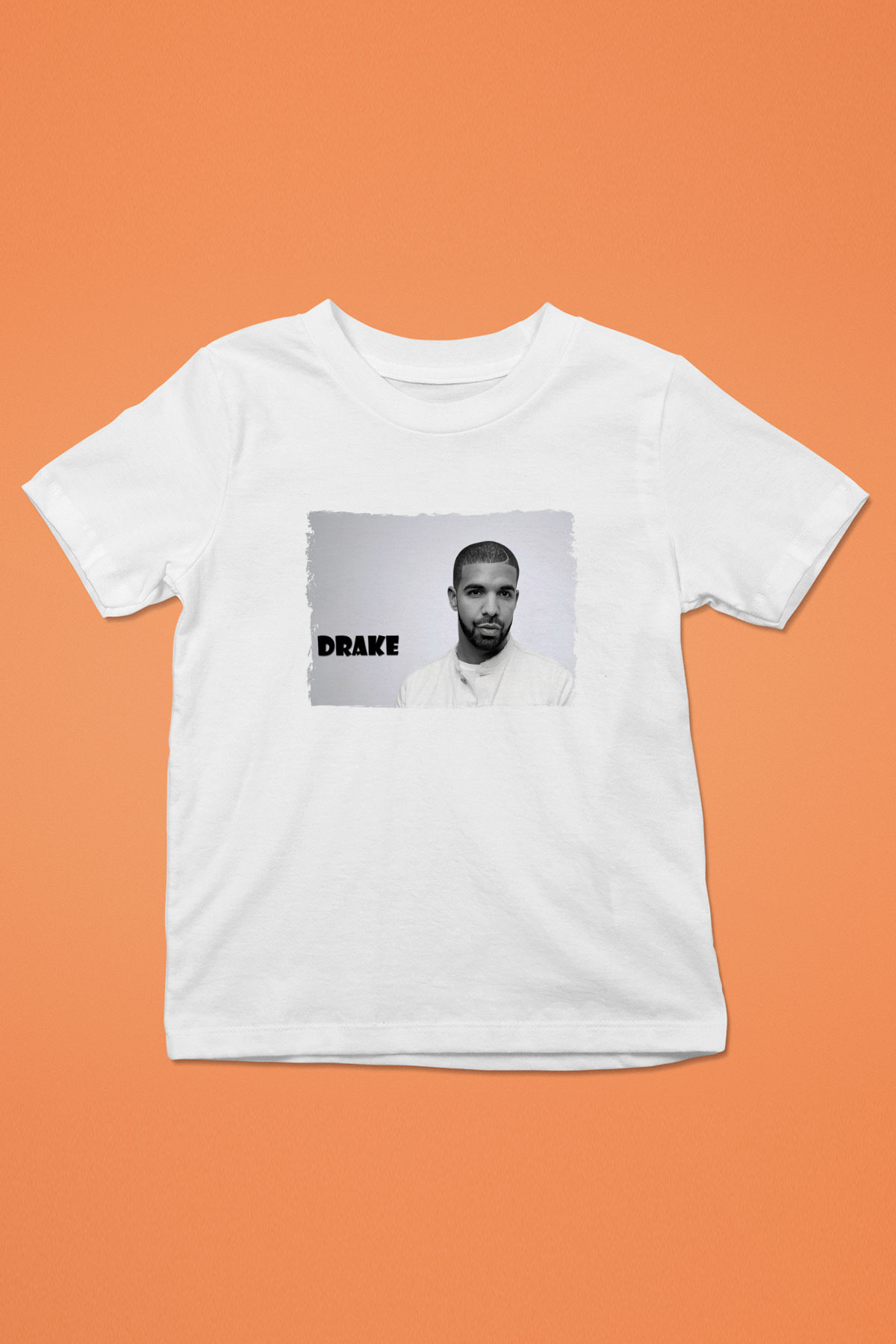 Drake Beyaz Unisex Çocuk Tişört