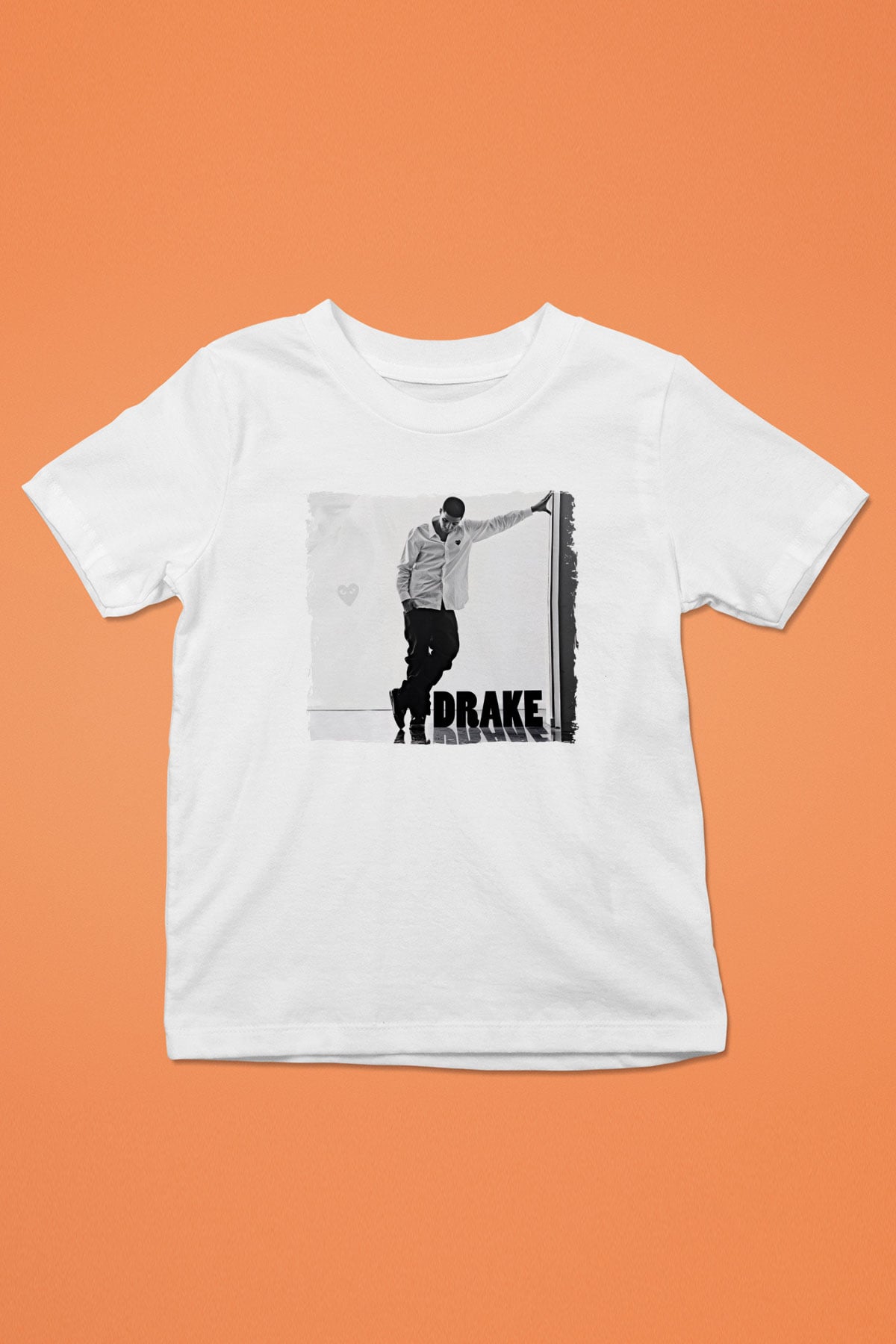 Drake Beyaz Unisex Çocuk Tişört