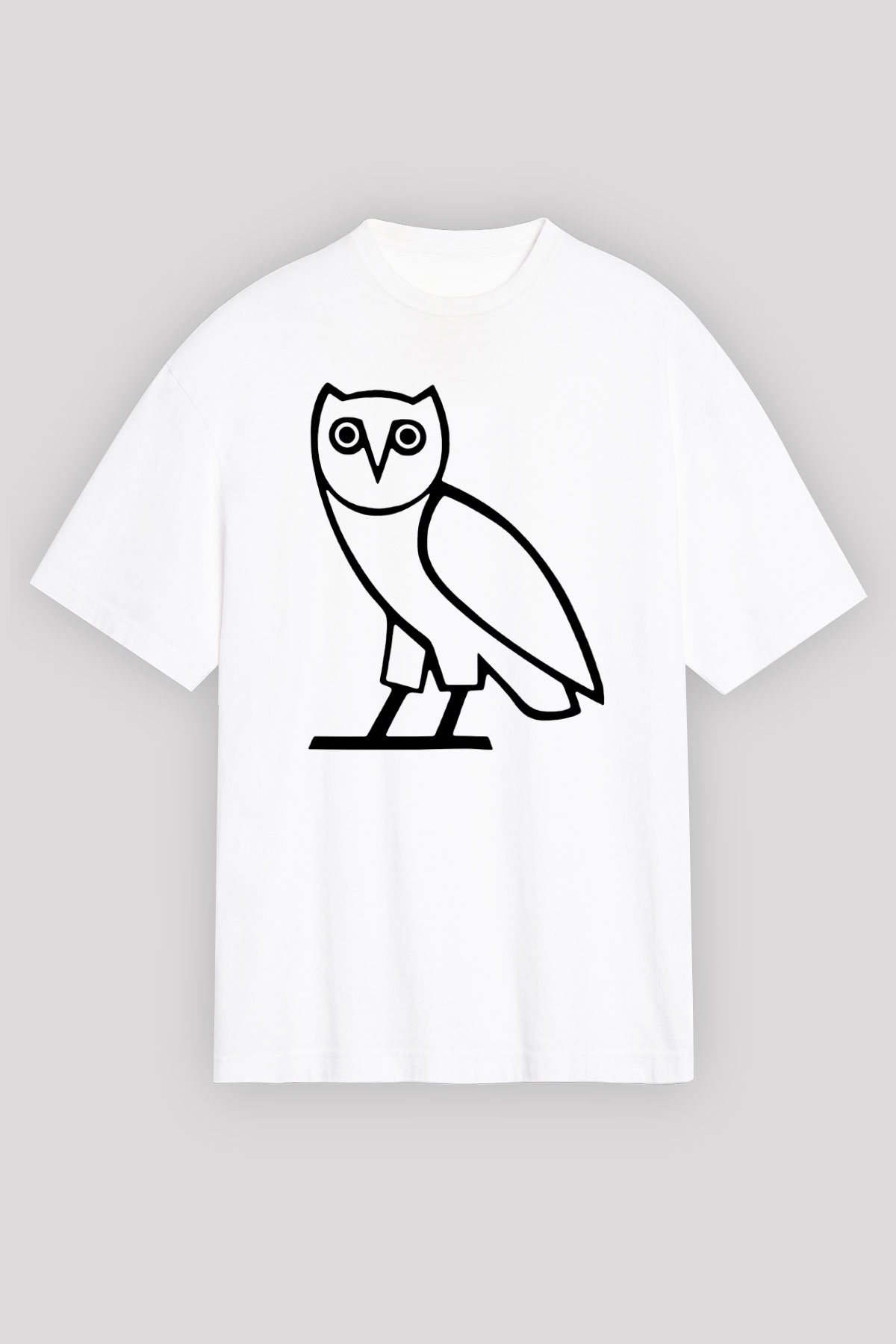 Drake Beyaz Unisex Oversize Tişört T-Shirt