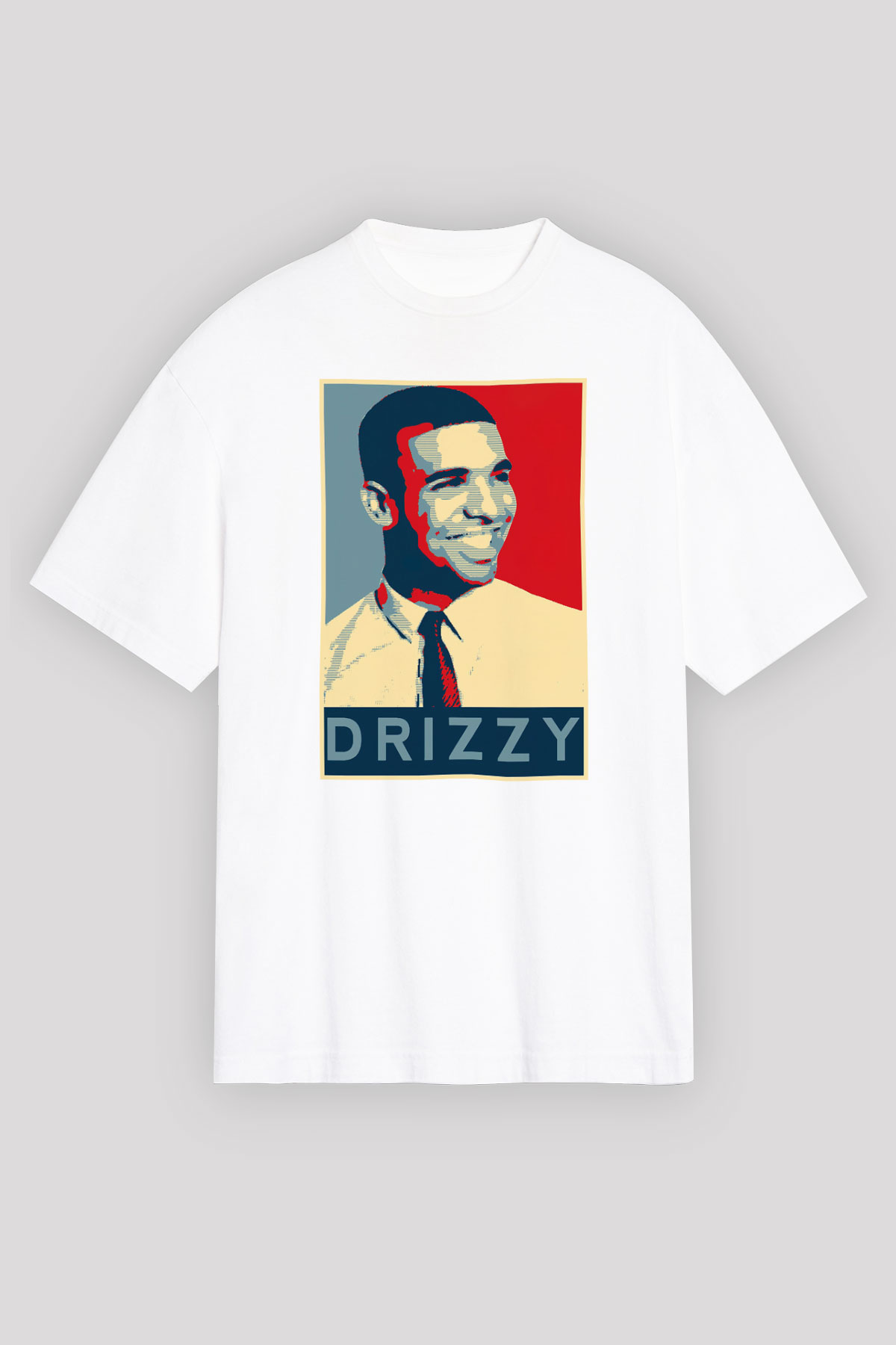 Drake Beyaz Unisex Oversize Tişört T-Shirt
