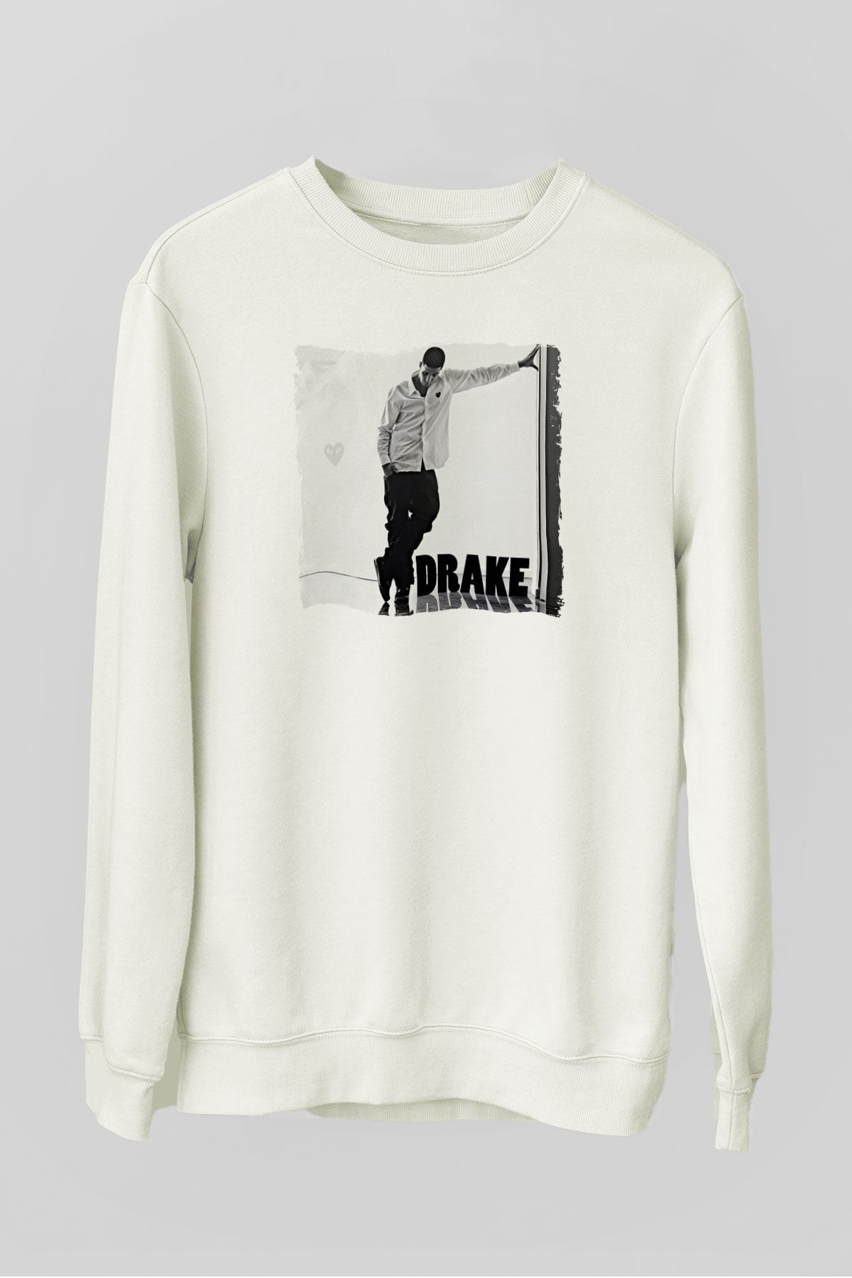 Drake Beyaz Unisex Sweatshirt