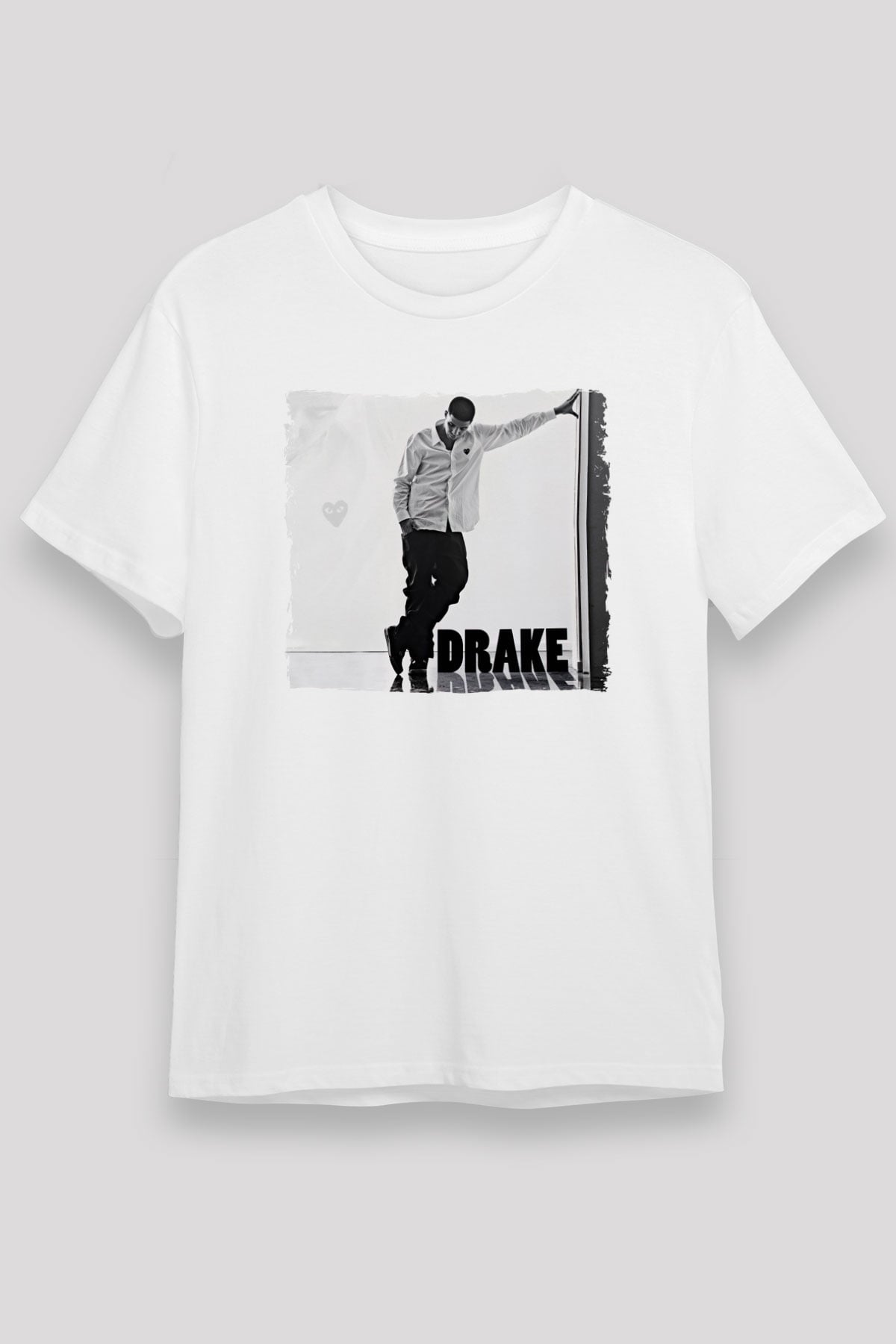 Drake Beyaz Unisex Tişört T-Shirt - TişörtFabrikası