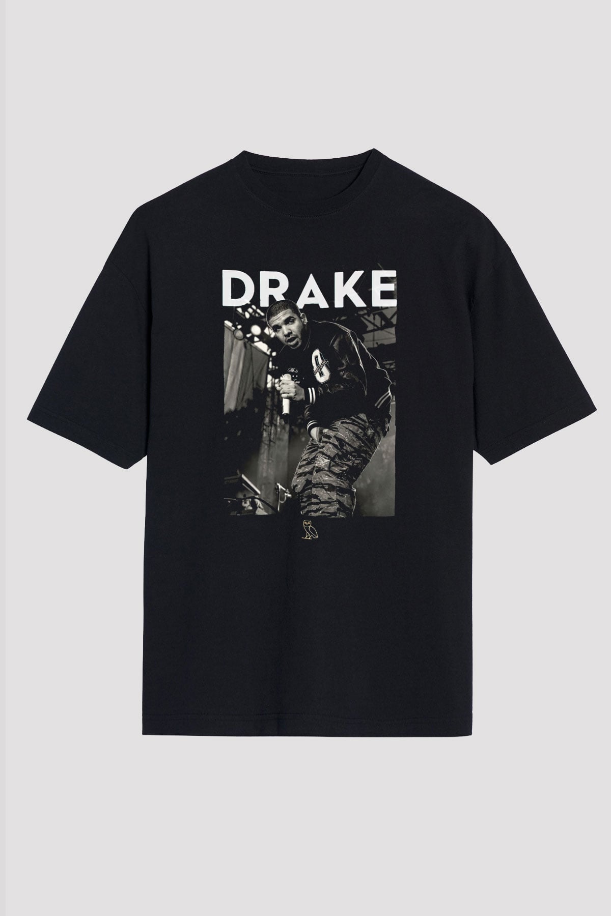 Drake Siyah Unisex Oversize Tişört T-Shirt