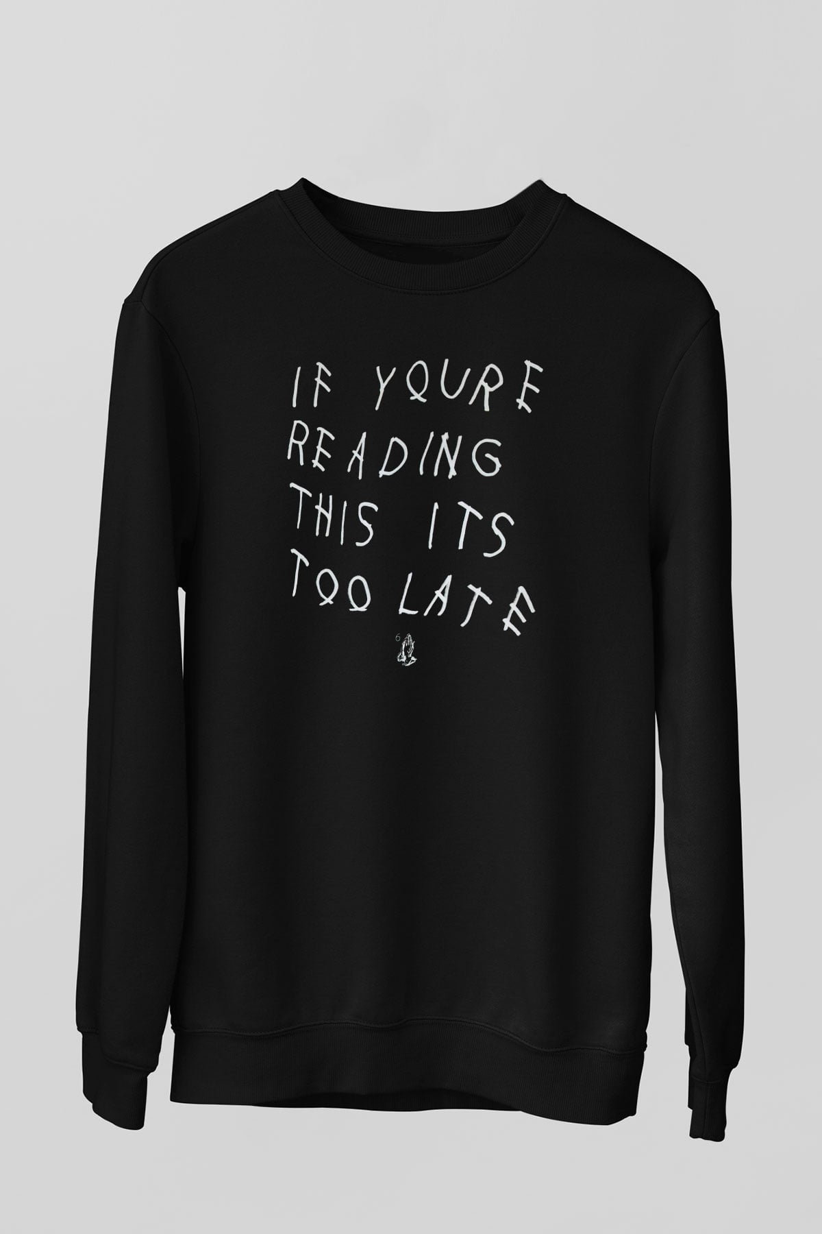 Drake Siyah Unisex Sweatshirt