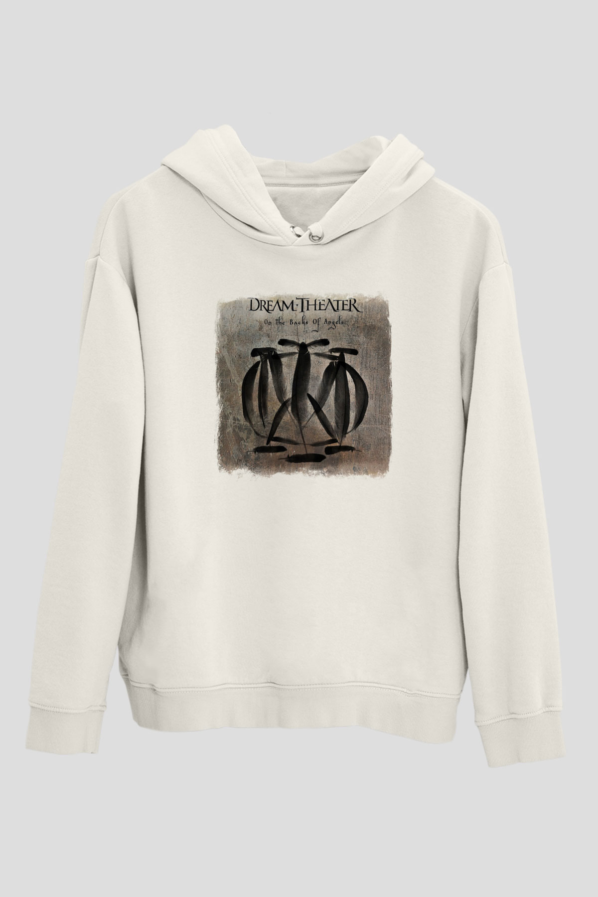 Dream Theater Baskılı Unisex Beyaz Hoodie