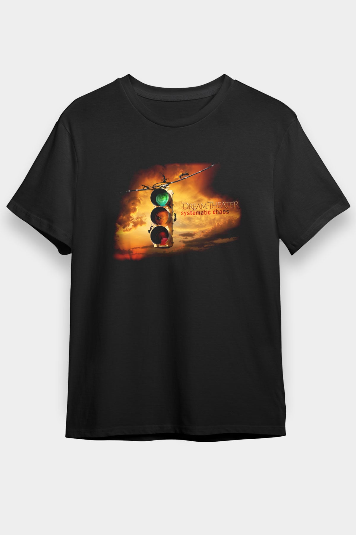 Dream Theater Siyah Unisex Tişört T-Shirt - TişörtFabrikası
