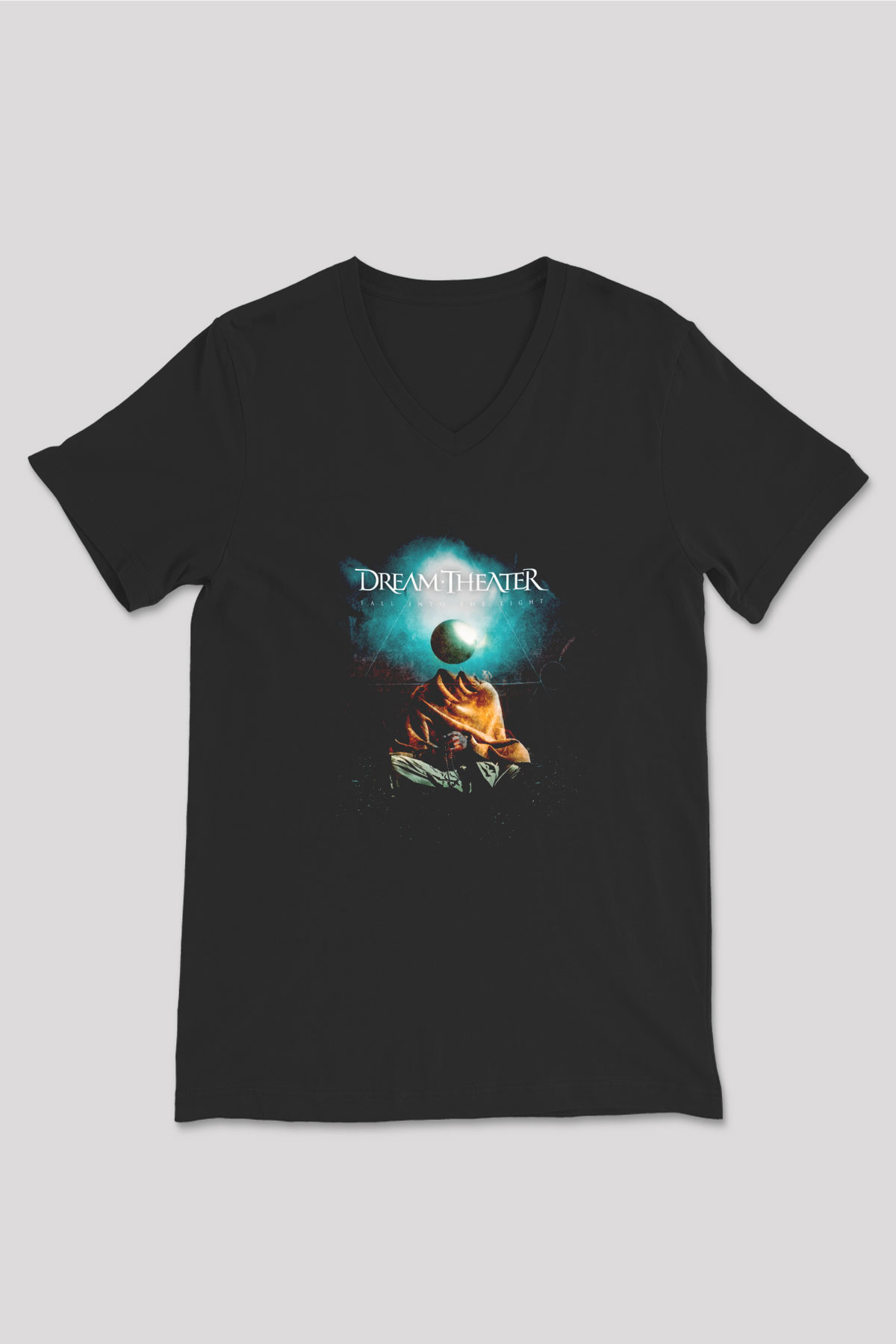 Dream Theater Siyah Unisex V Yaka Tişört