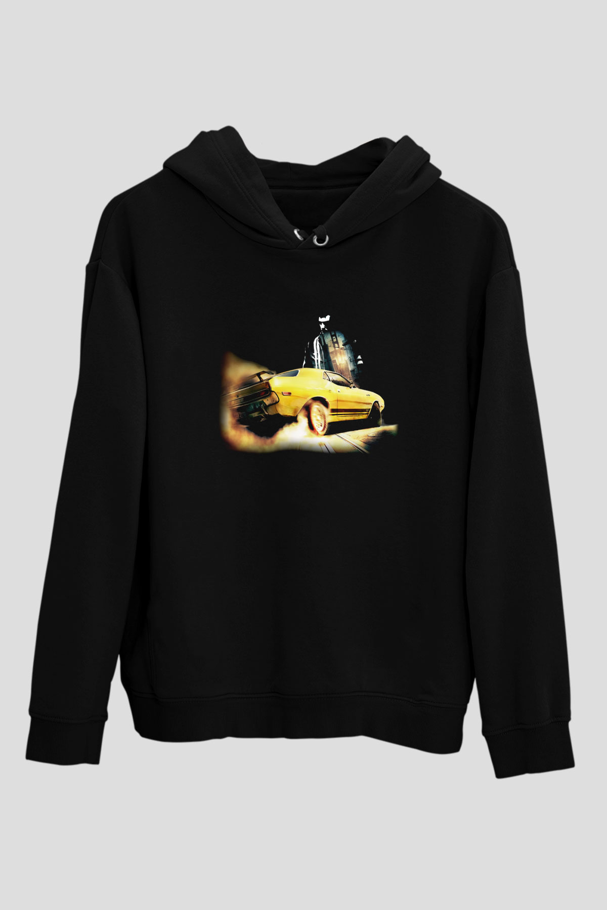 Driver Siyah Unisex Hoodie