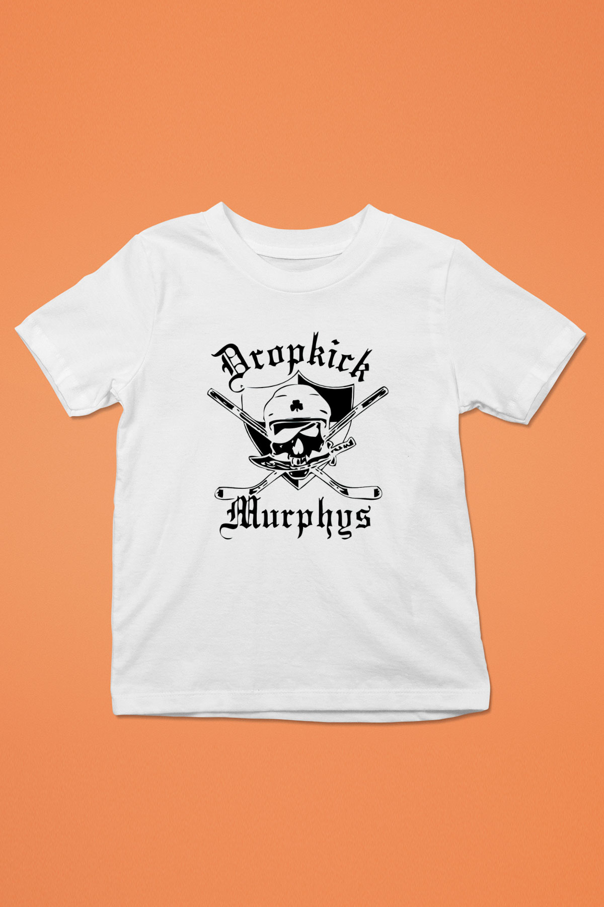 Dropkick Murphys Baskılı Beyaz Unisex Çocuk Tişört