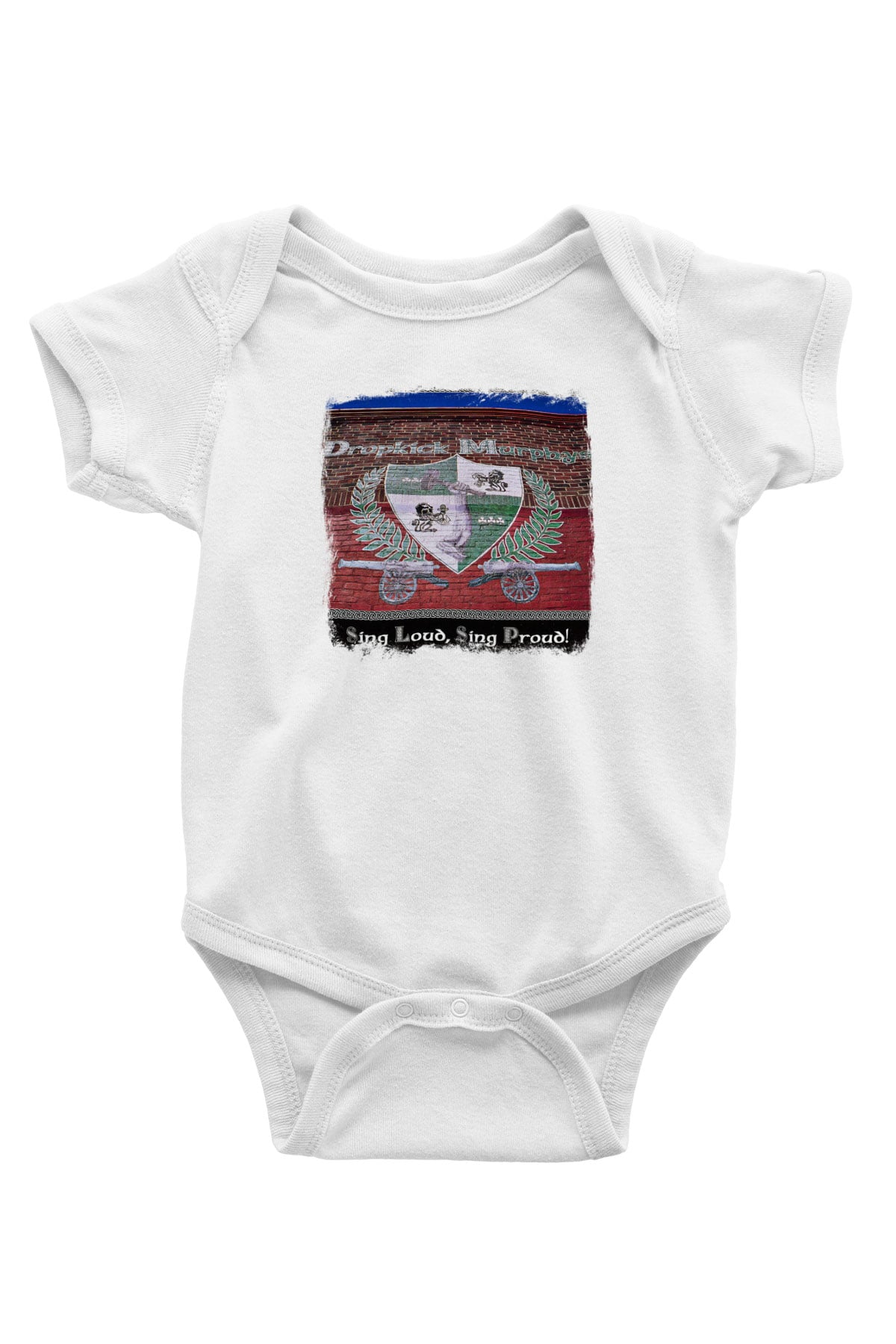 Dropkick Murphys Baskılı Unisex Beyaz Bebek Body - Zıbın