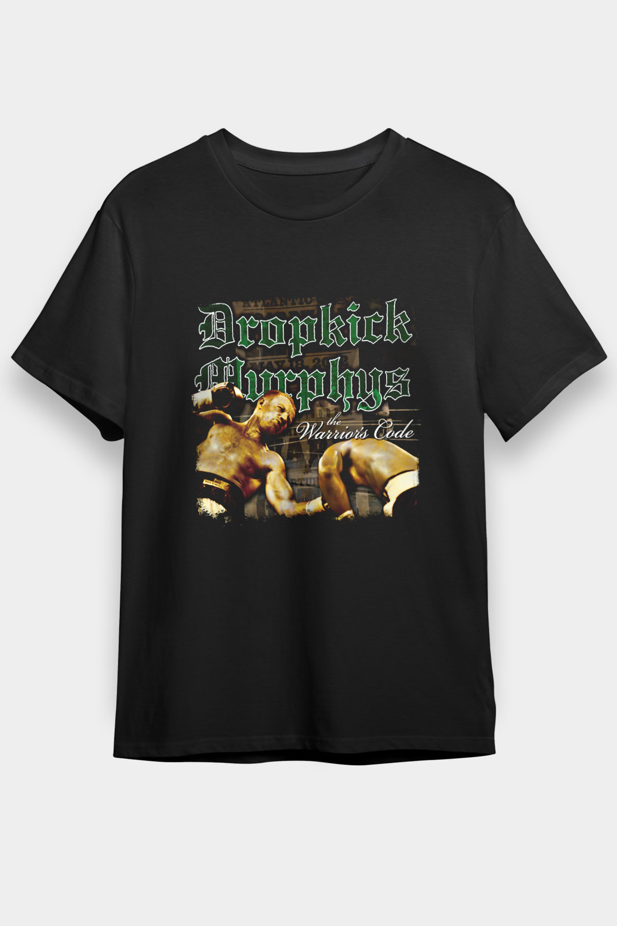 Dropkick Murphys Baskılı Unisex Siyah Tişört