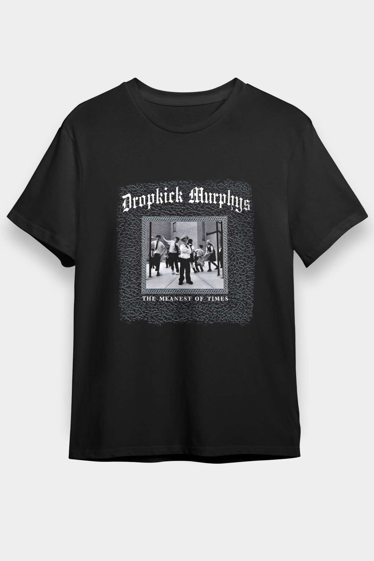 Dropkick Murphys Baskılı Unisex Siyah Tişört