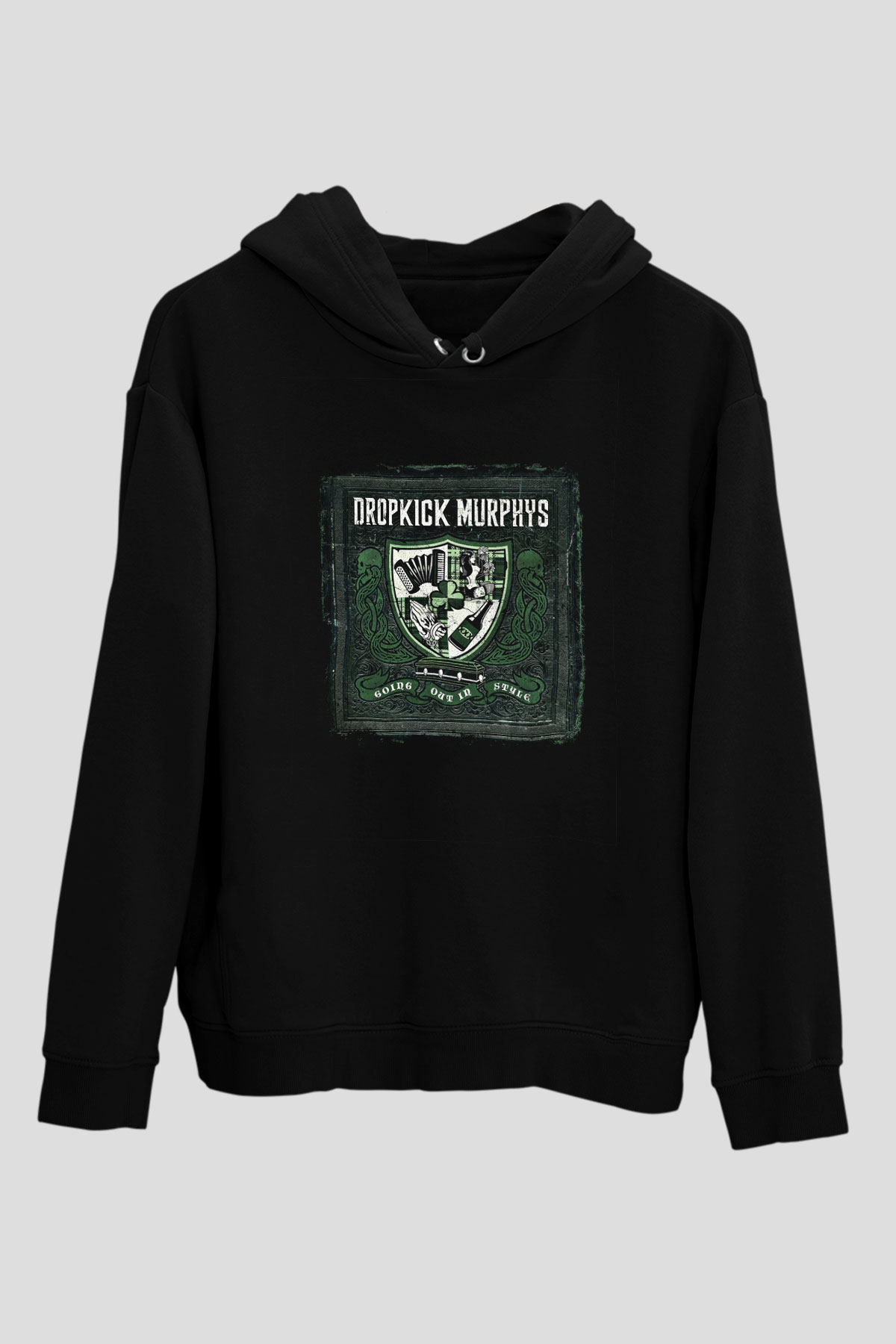 Dropkick Murphys Baskılı Unisex Siyah Hoodie