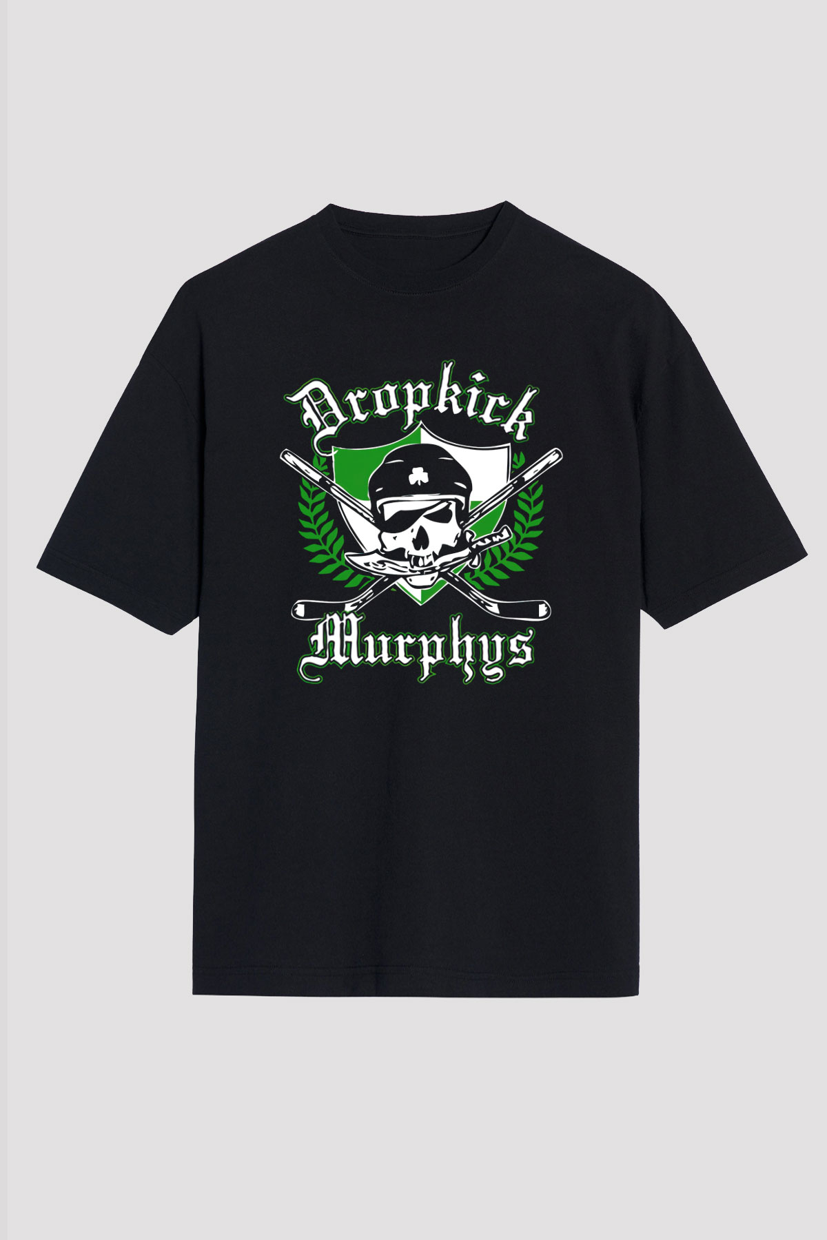 Dropkick Murphys Siyah Unisex Oversize Tişört T-Shirt