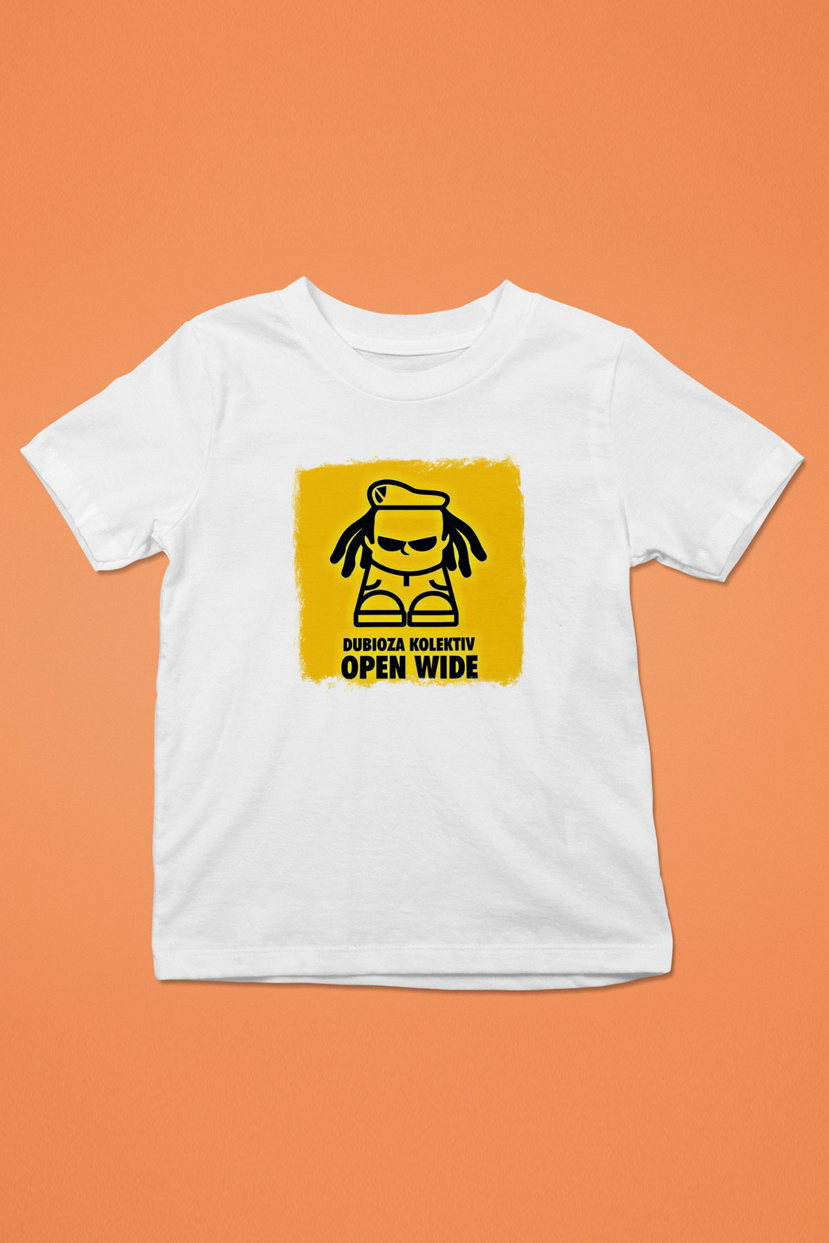 Dubioza Kolektiv Baskılı Unisex Beyaz Çocuk Tişört