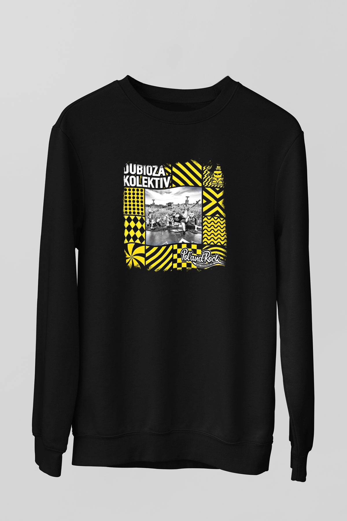 Dubioza Kolektiv Baskılı Unisex Siyah Sweatshirt