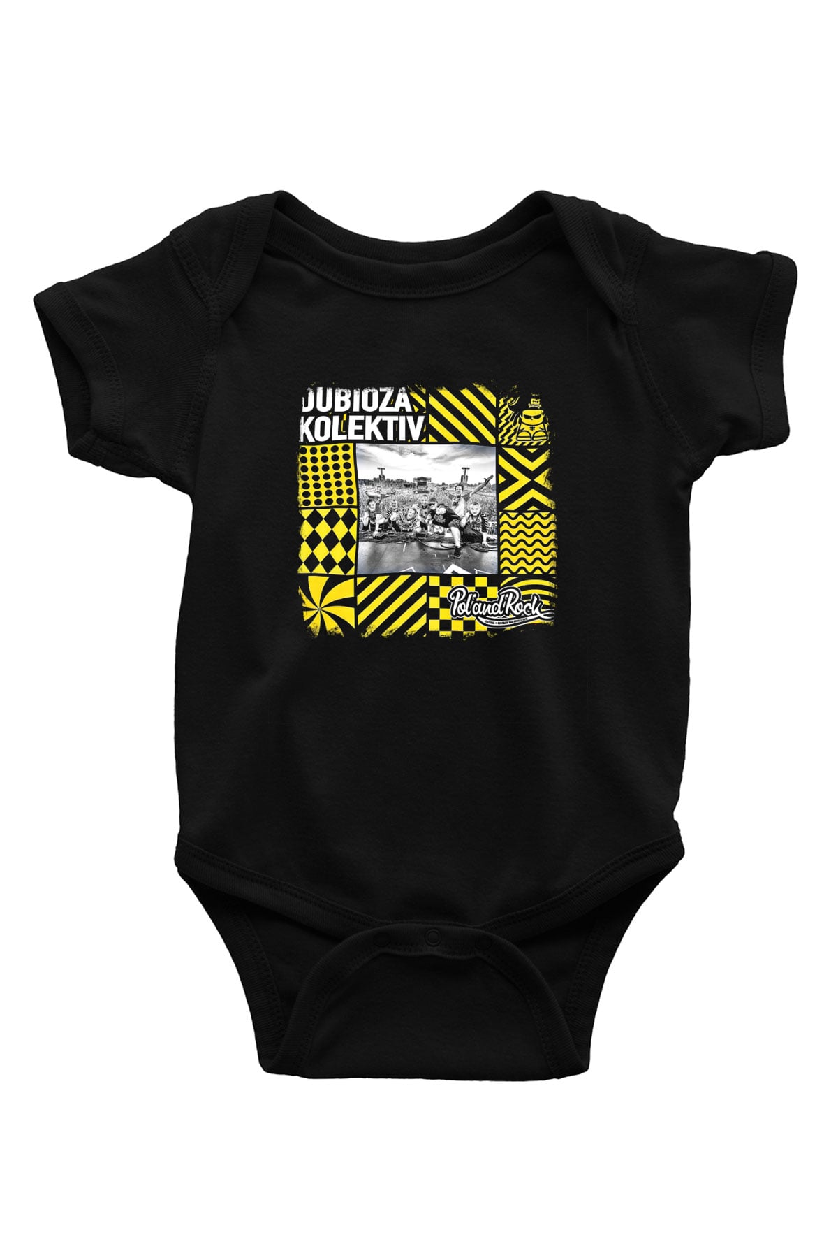 Dubioza Kolektiv Baskılı Unisex Siyah Bebek Body - Zıbın