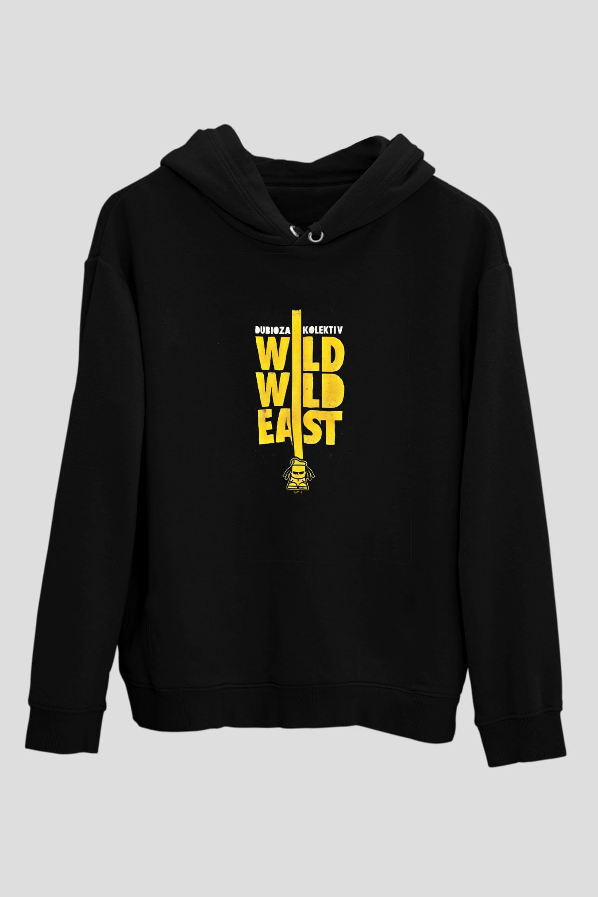 Dubioza Kolektiv Baskılı Unisex Siyah Hoodie