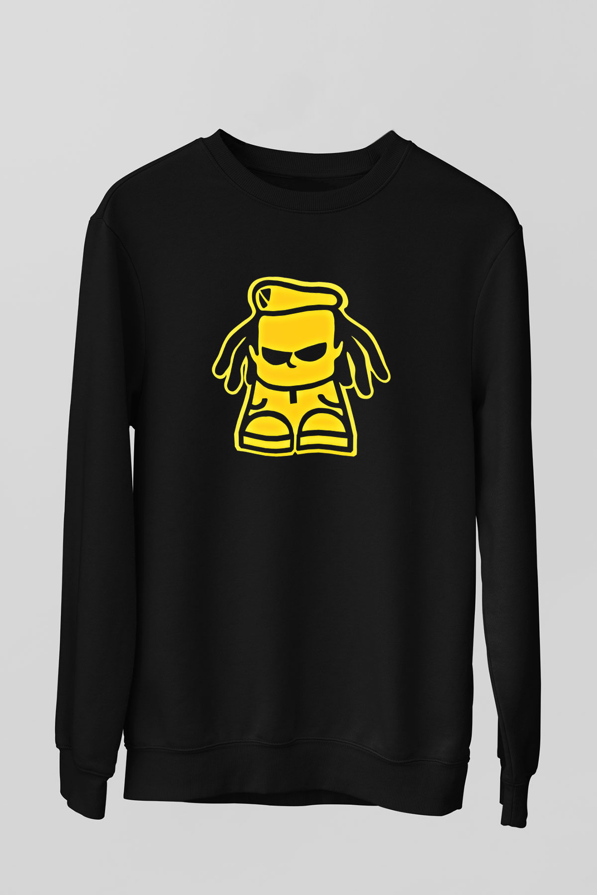 Dubioza Kolektiv Baskılı Unisex Siyah Sweatshirt