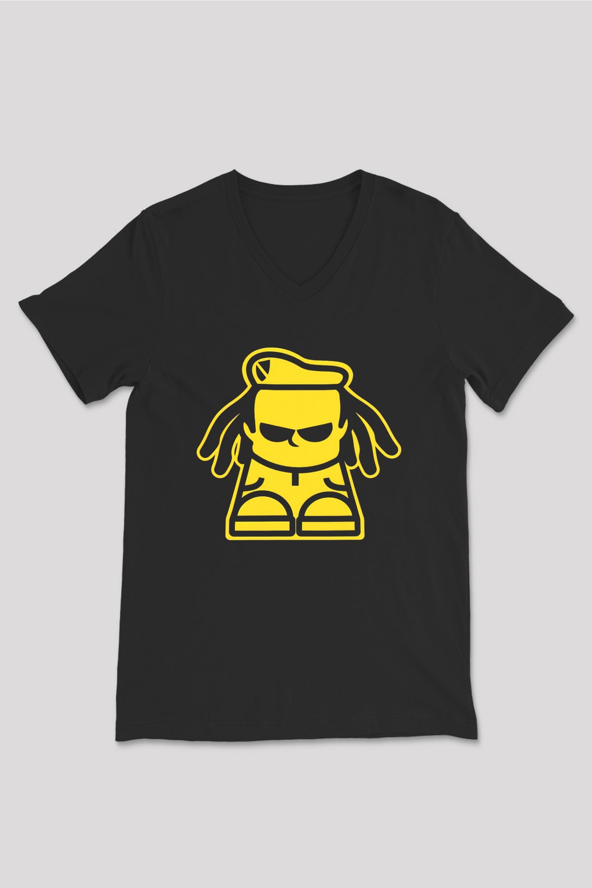 Dubioza kolektiv Siyah Unisex V Yaka Tişört T-Shirt