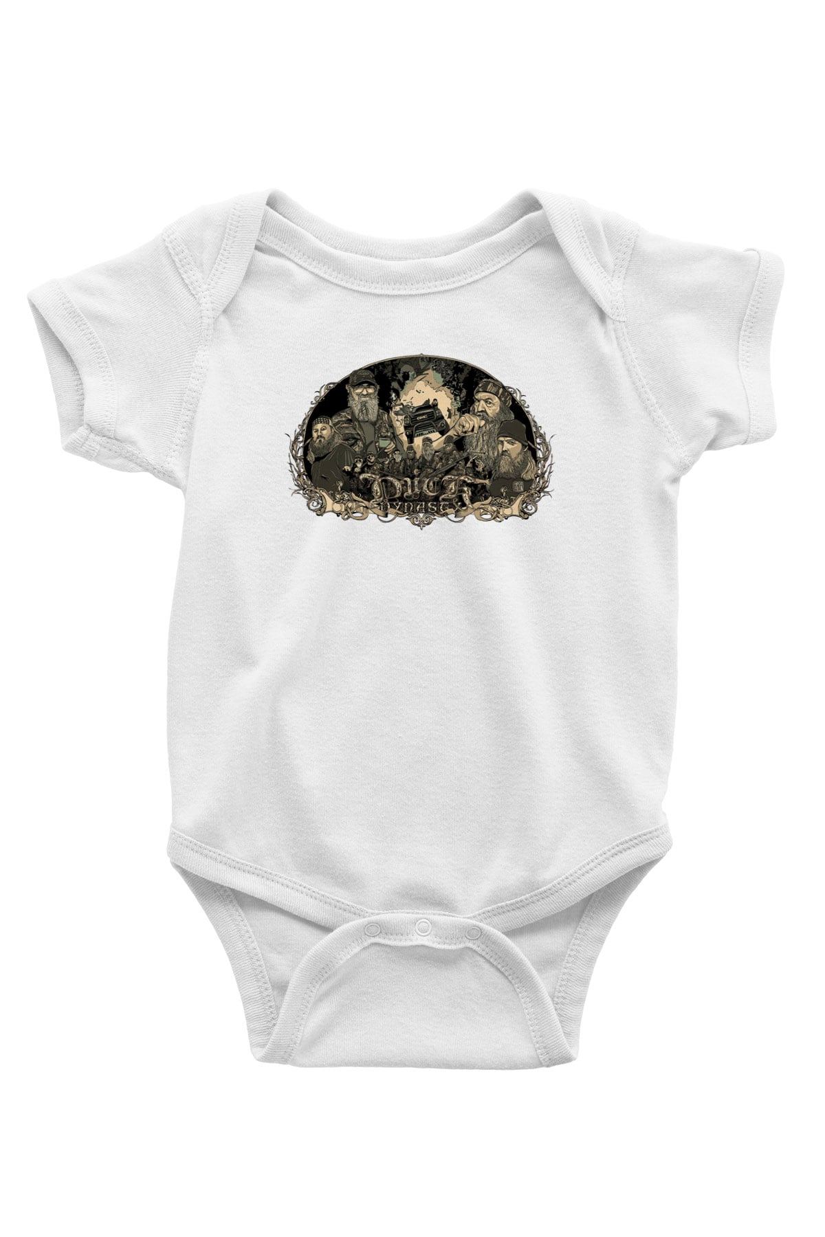 Duck Dynasty Beyaz Bebek Body - Zıbın