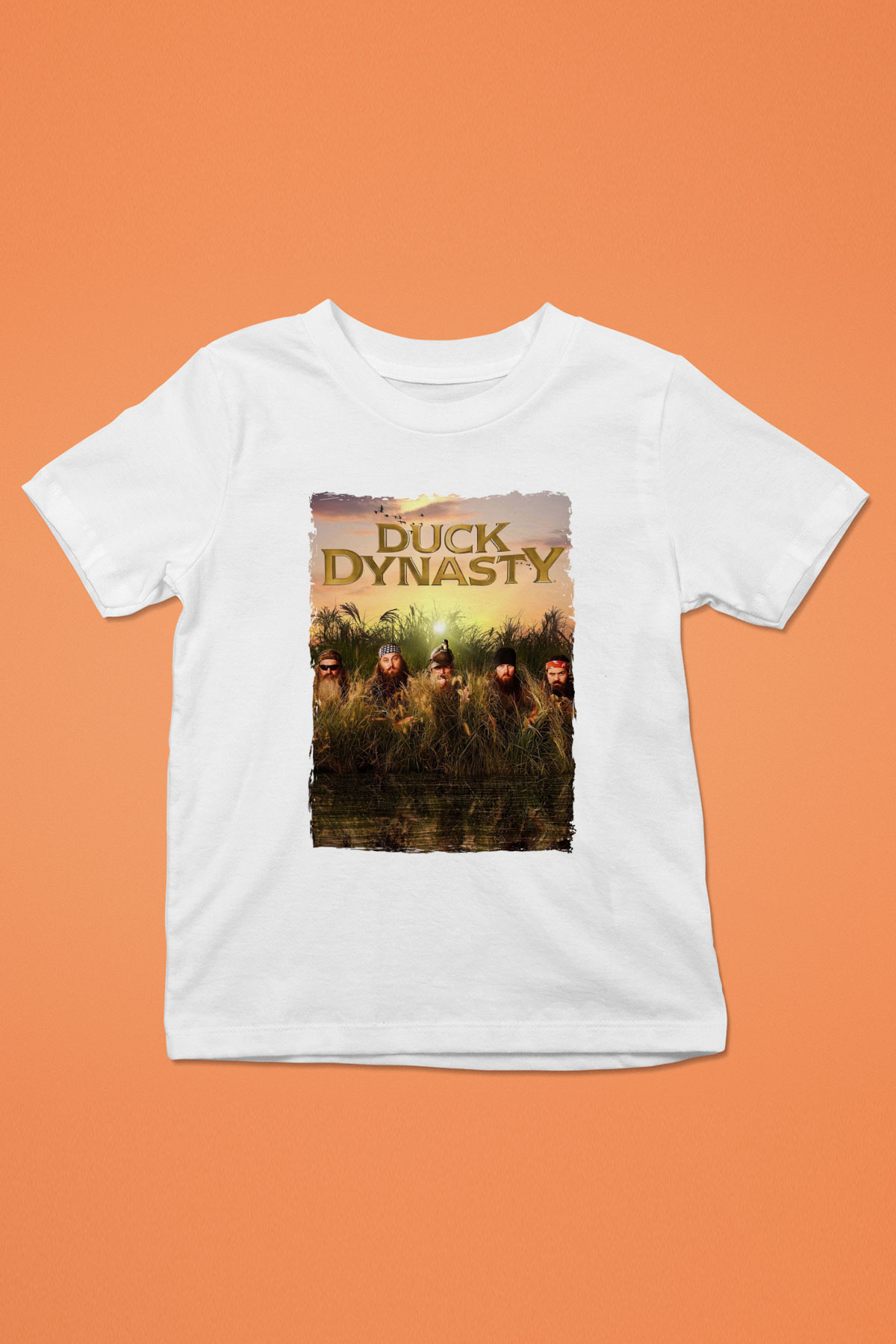 Duck Dynasty Beyaz Unisex Çocuk Tişört