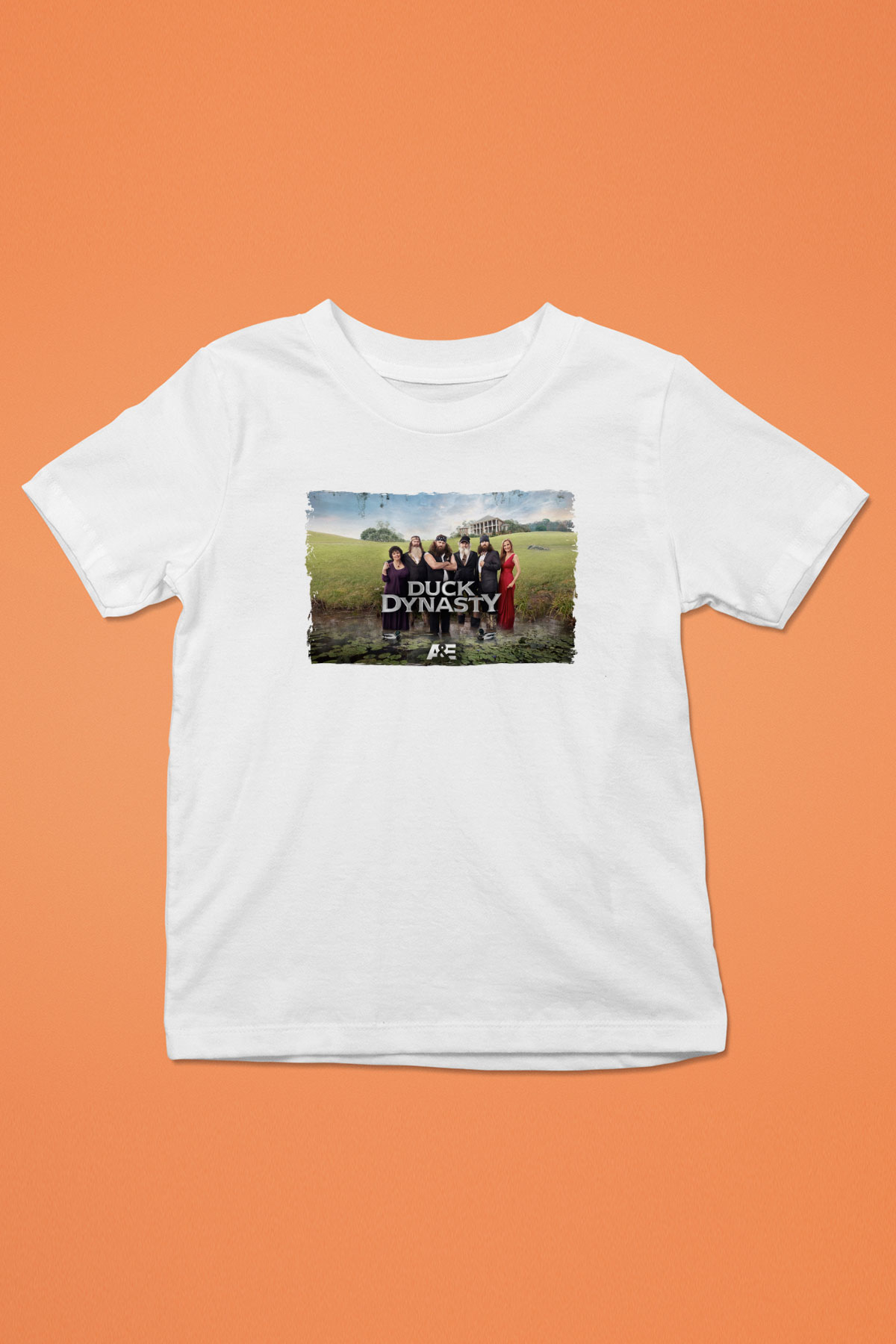Duck Dynasty Beyaz Unisex Çocuk Tişört