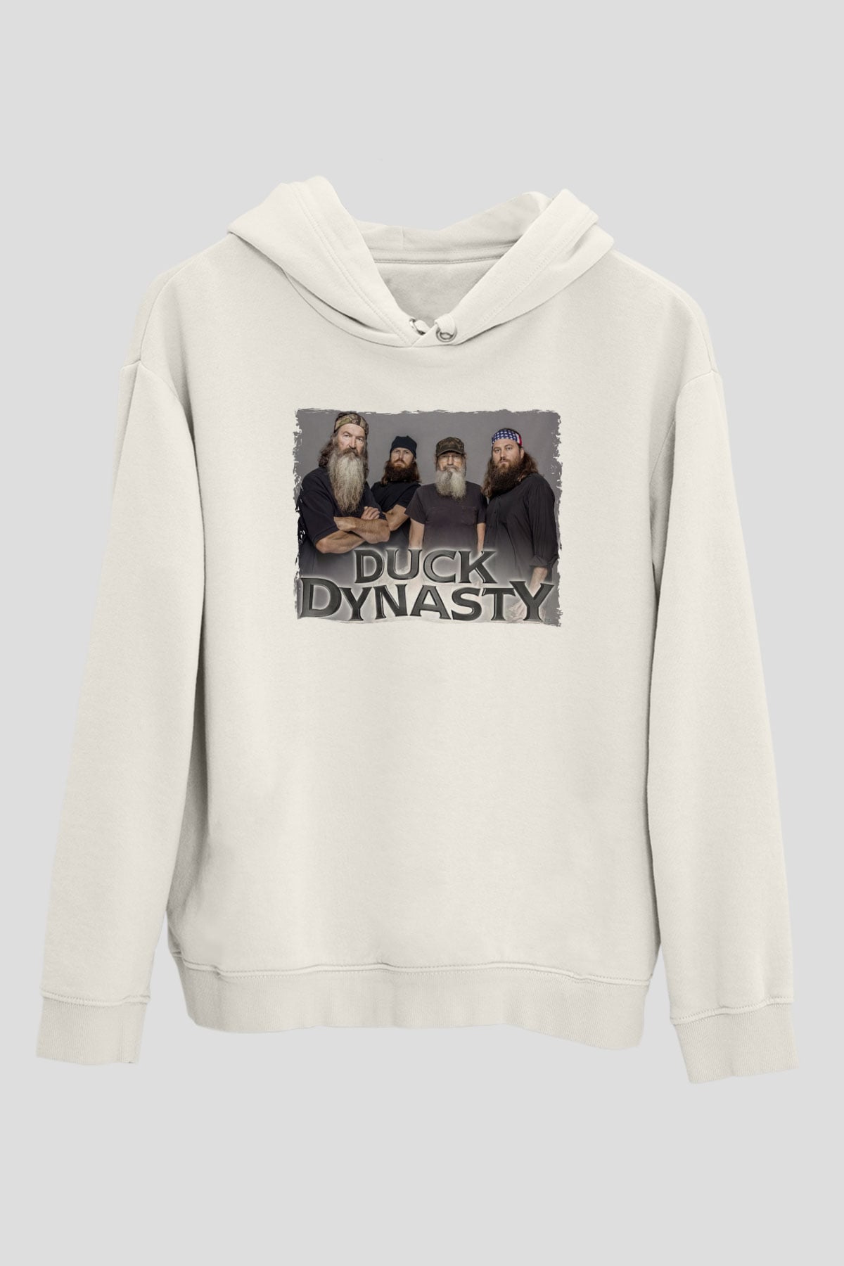 Duck Dynasty Beyaz Unisex Hoodie