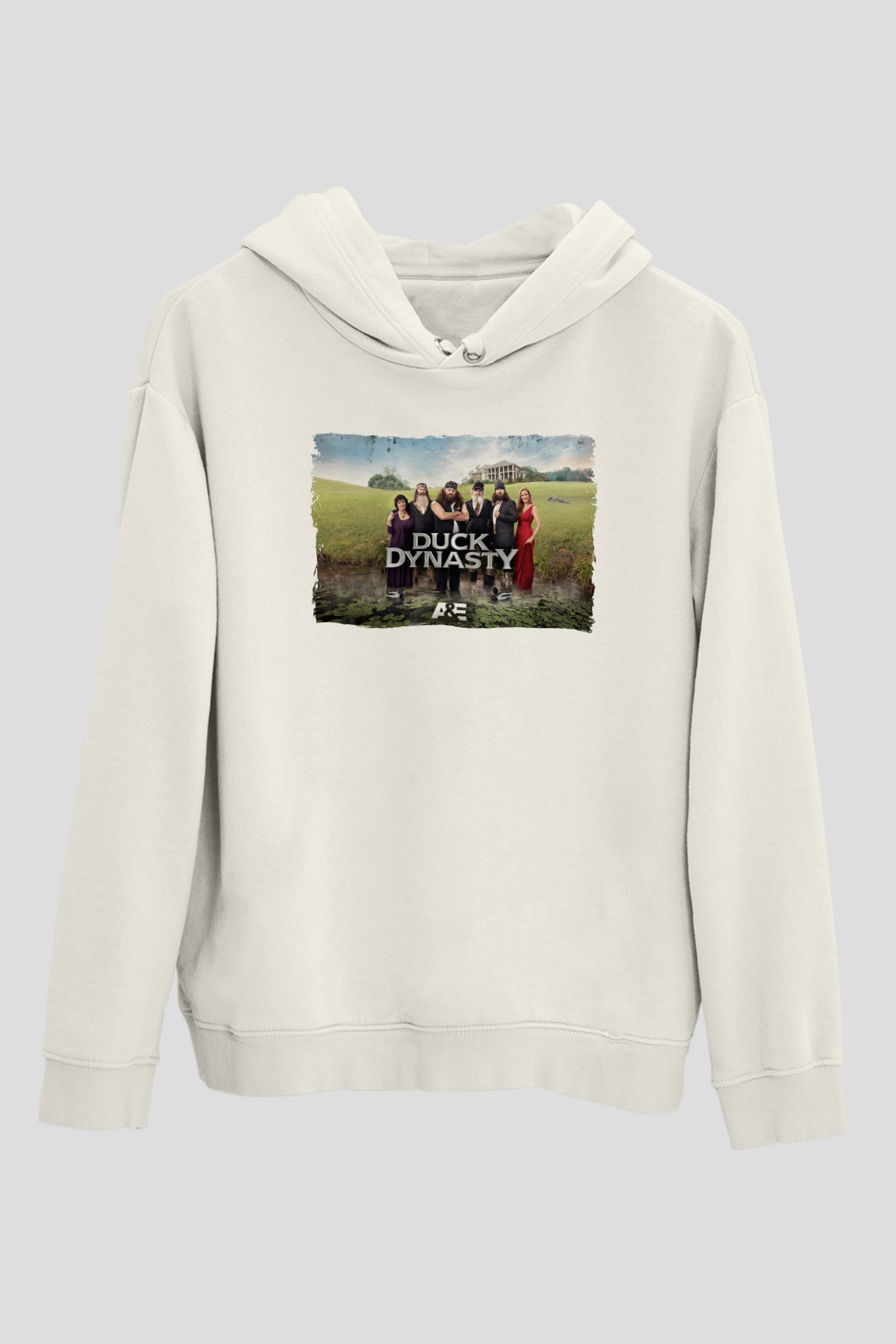 Duck Dynasty Beyaz Unisex Hoodie