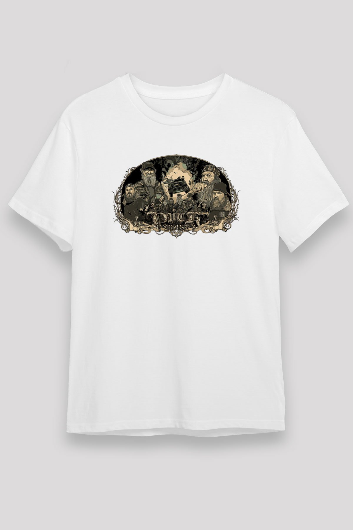 Duck Dynasty White Unisex Graphic Tee - STREETWEAR