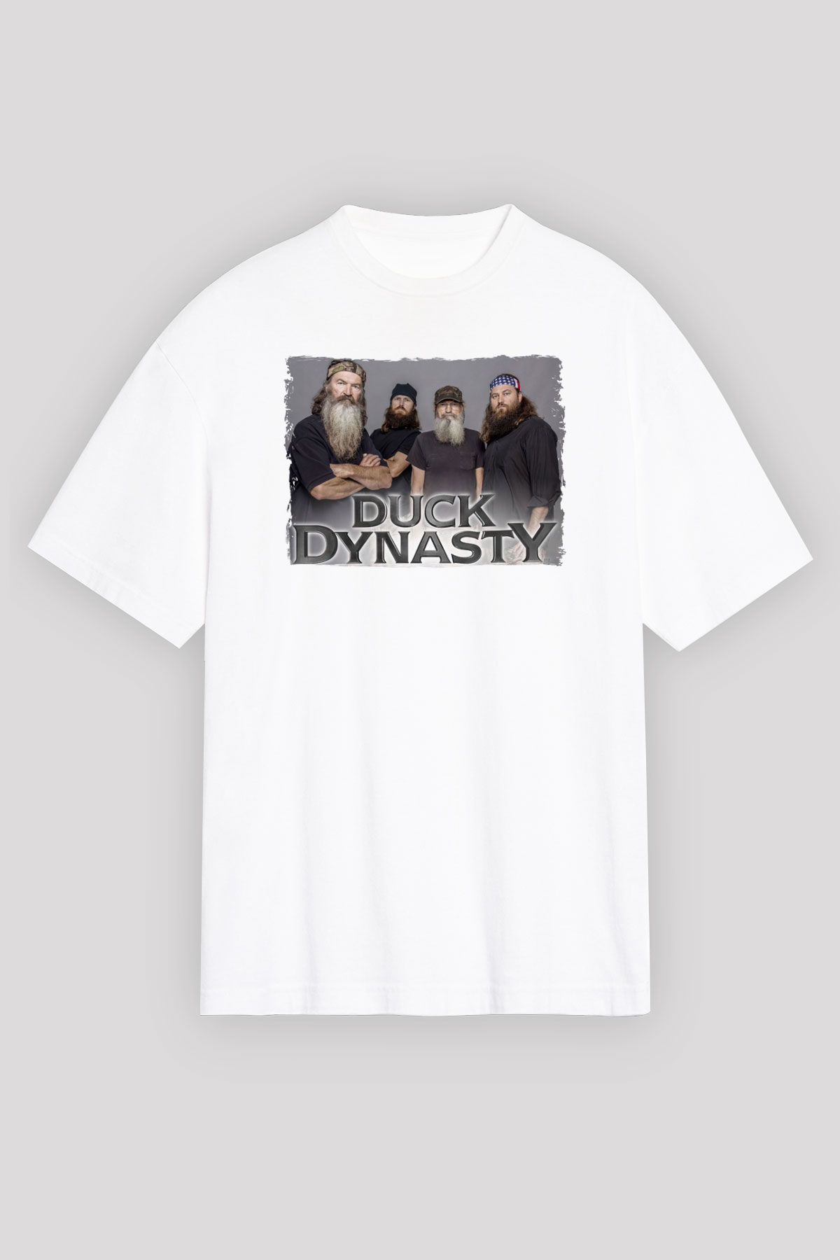 Duck Dynasty Beyaz Unisex Tişört T-Shirt