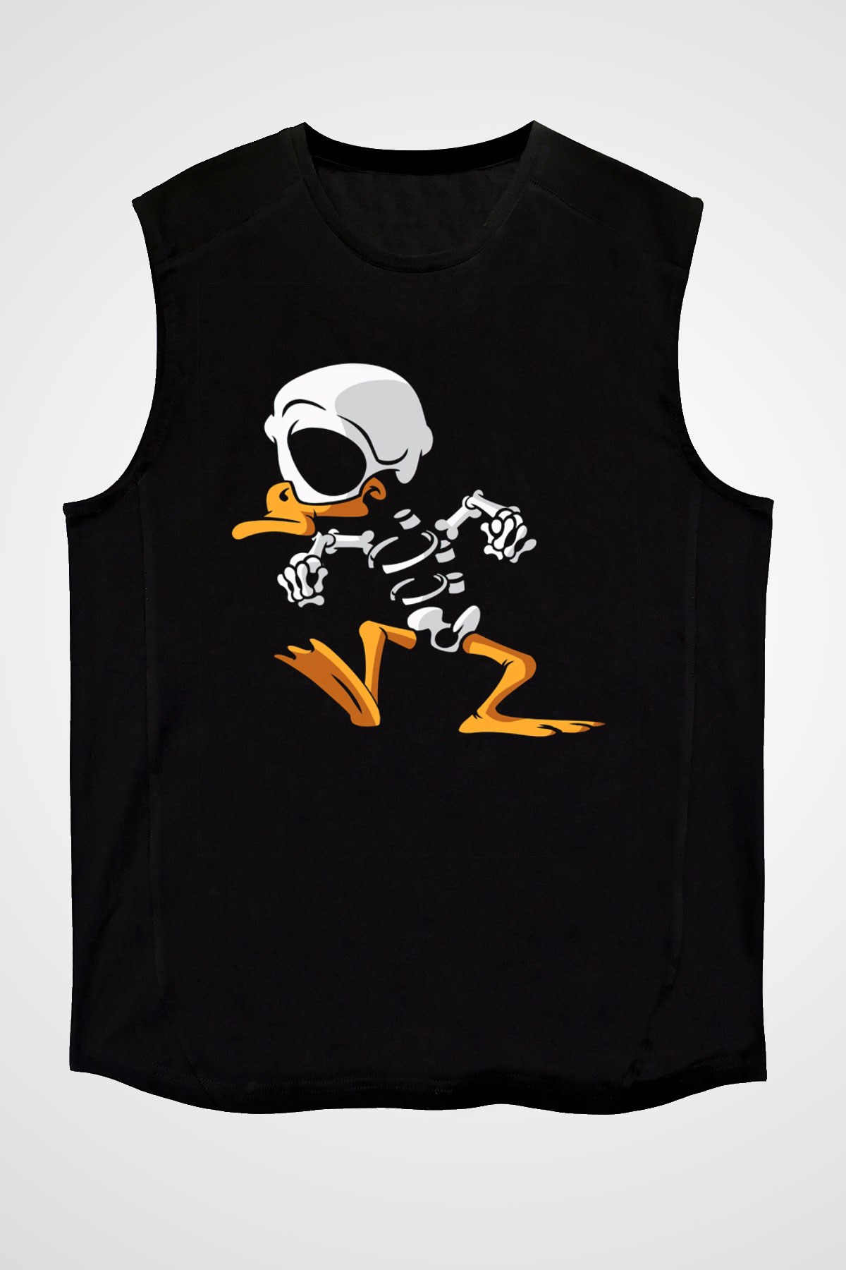 DuckTales Siyah Unisex Kolsuz Tişört