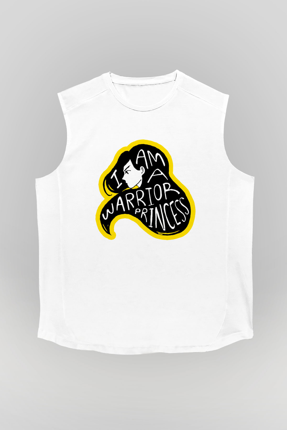 Dünya Kadınlar Günü Beyaz Unisex Kolsuz Tişört