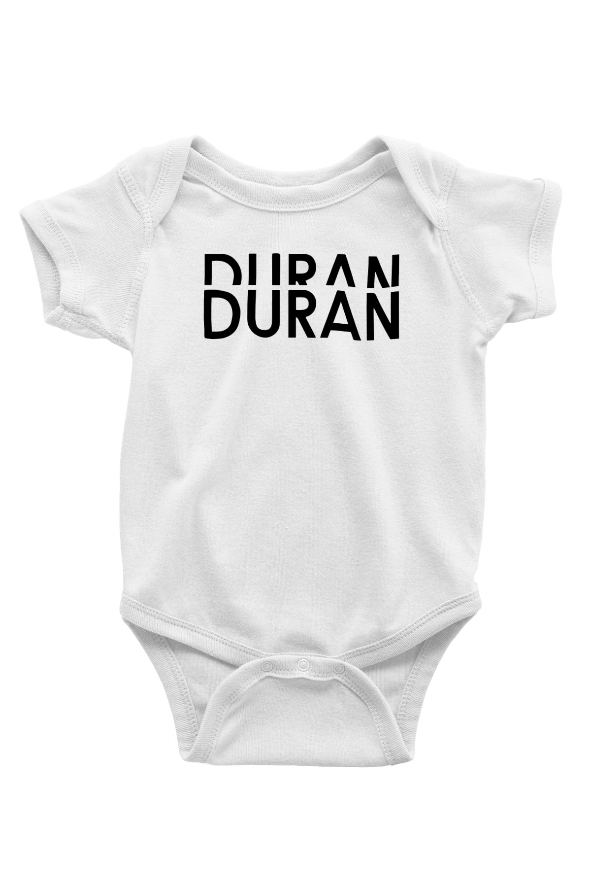 Duran Duran Baskılı Beyaz Unisex Bebek Body - Zıbın