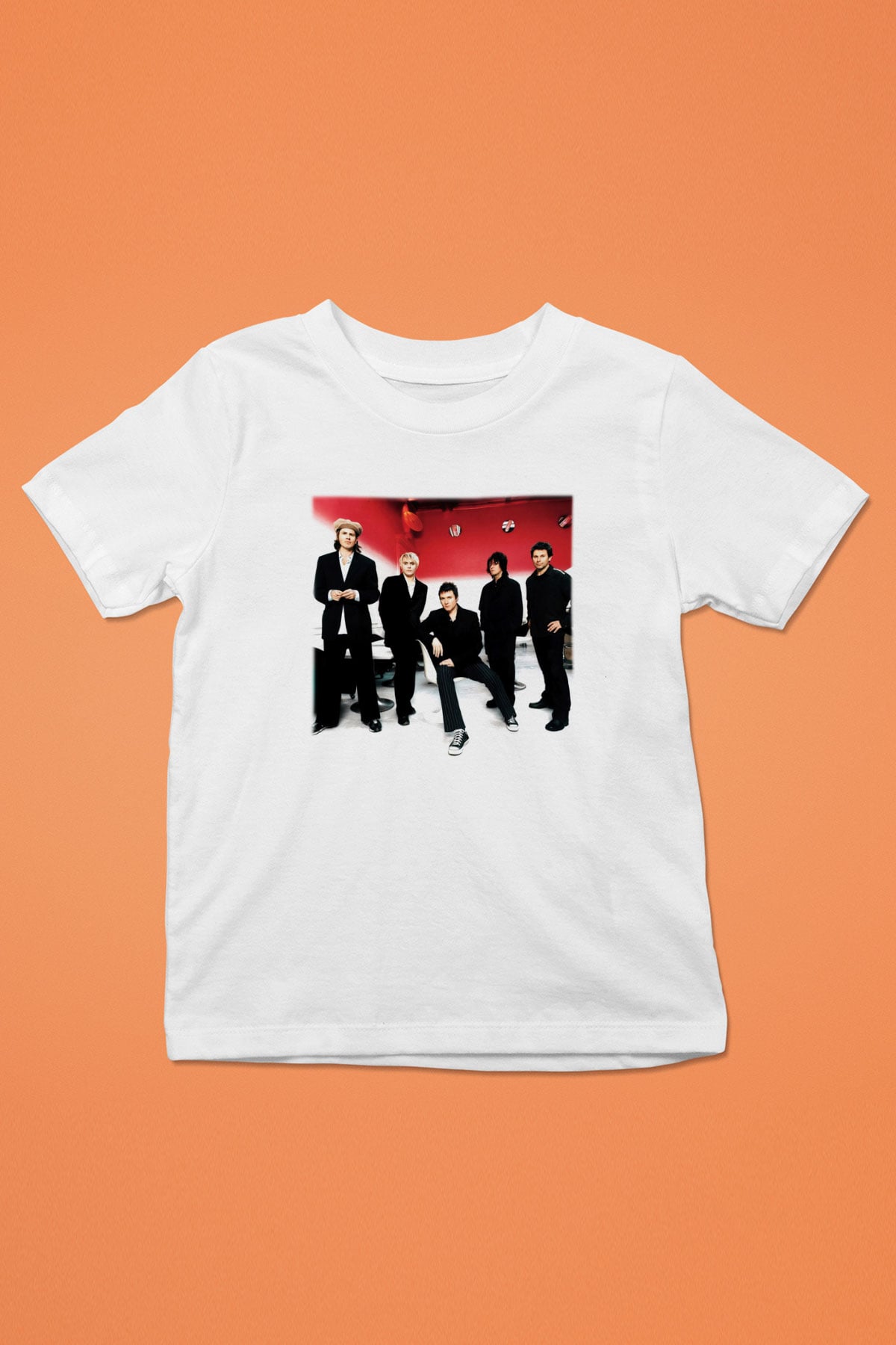 Duran Duran Baskılı Beyaz Unisex Çocuk Tişört