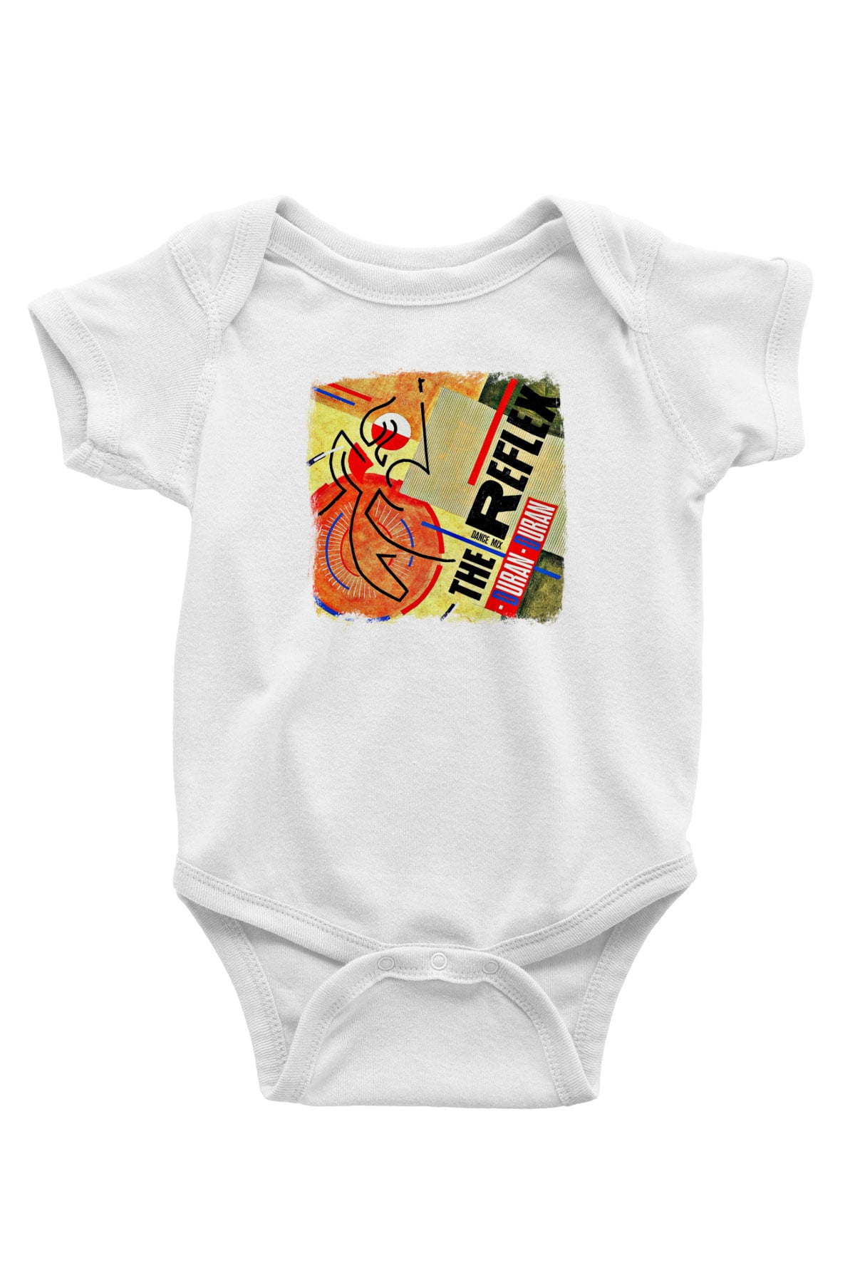 Duran Duran Baskılı Unisex Beyaz Bebek Body - Zıbın