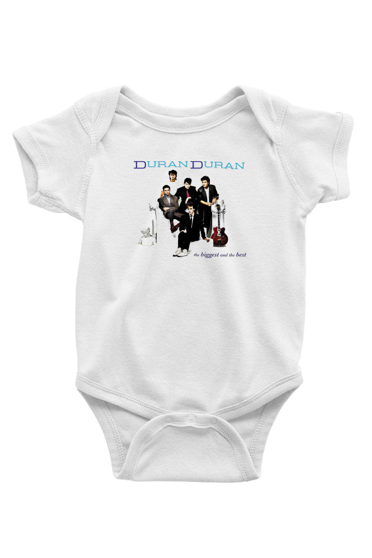 Duran Duran Baskılı Unisex Beyaz Bebek Body - Zıbın
