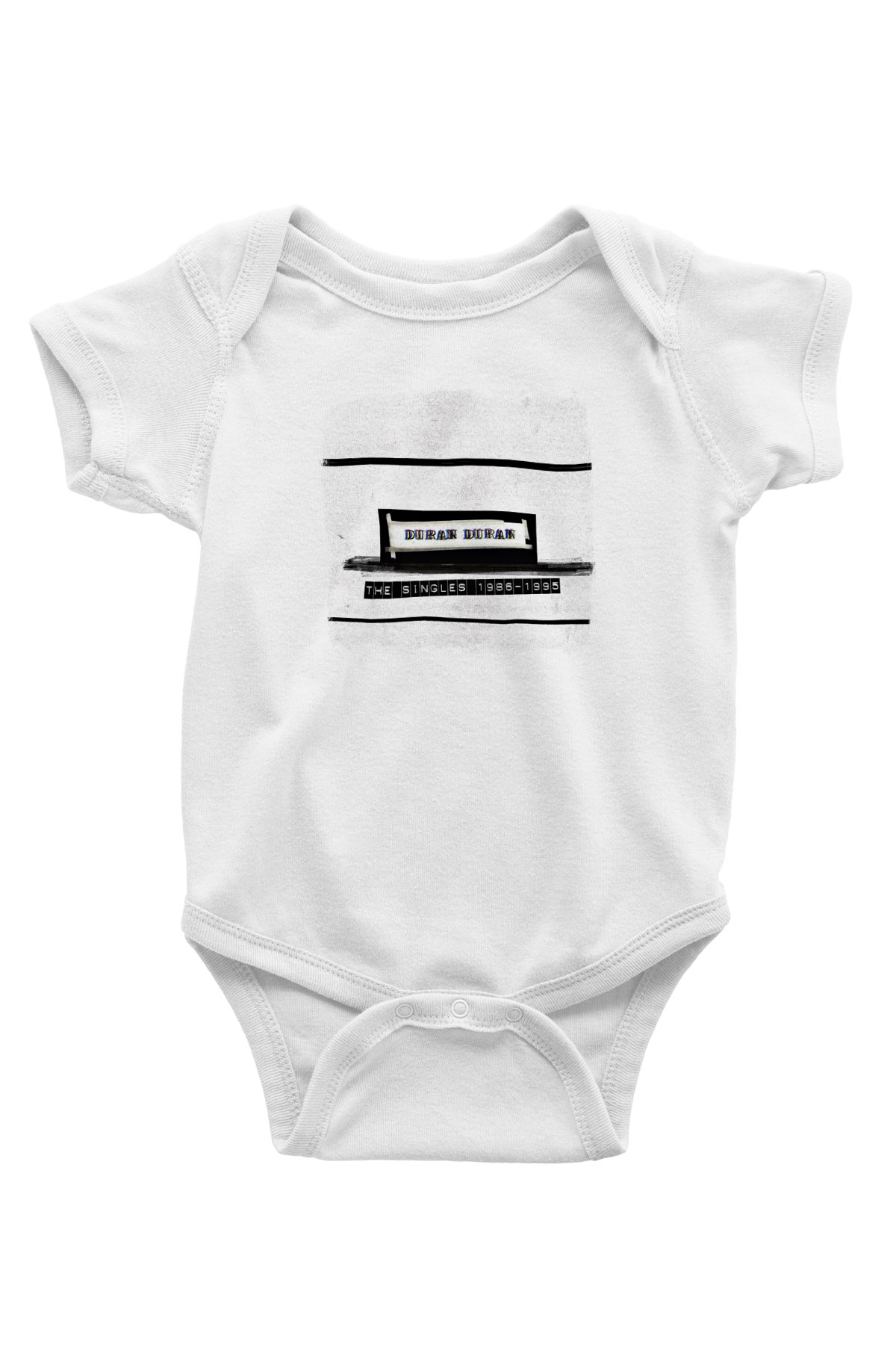 Duran Duran Baskılı Unisex Beyaz Bebek Body - Zıbın
