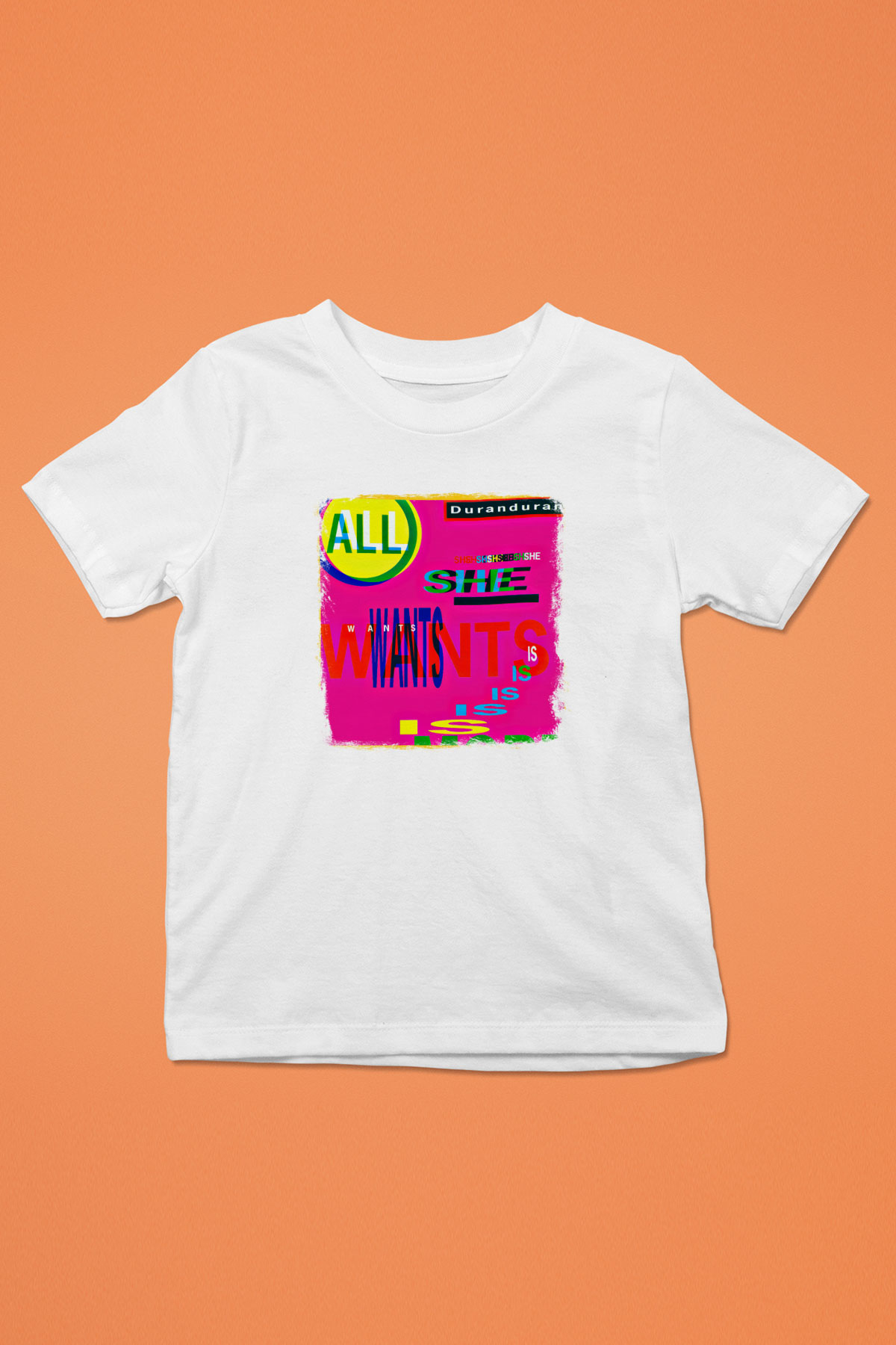 Duran Duran Baskılı Unisex Beyaz Çocuk Tişört