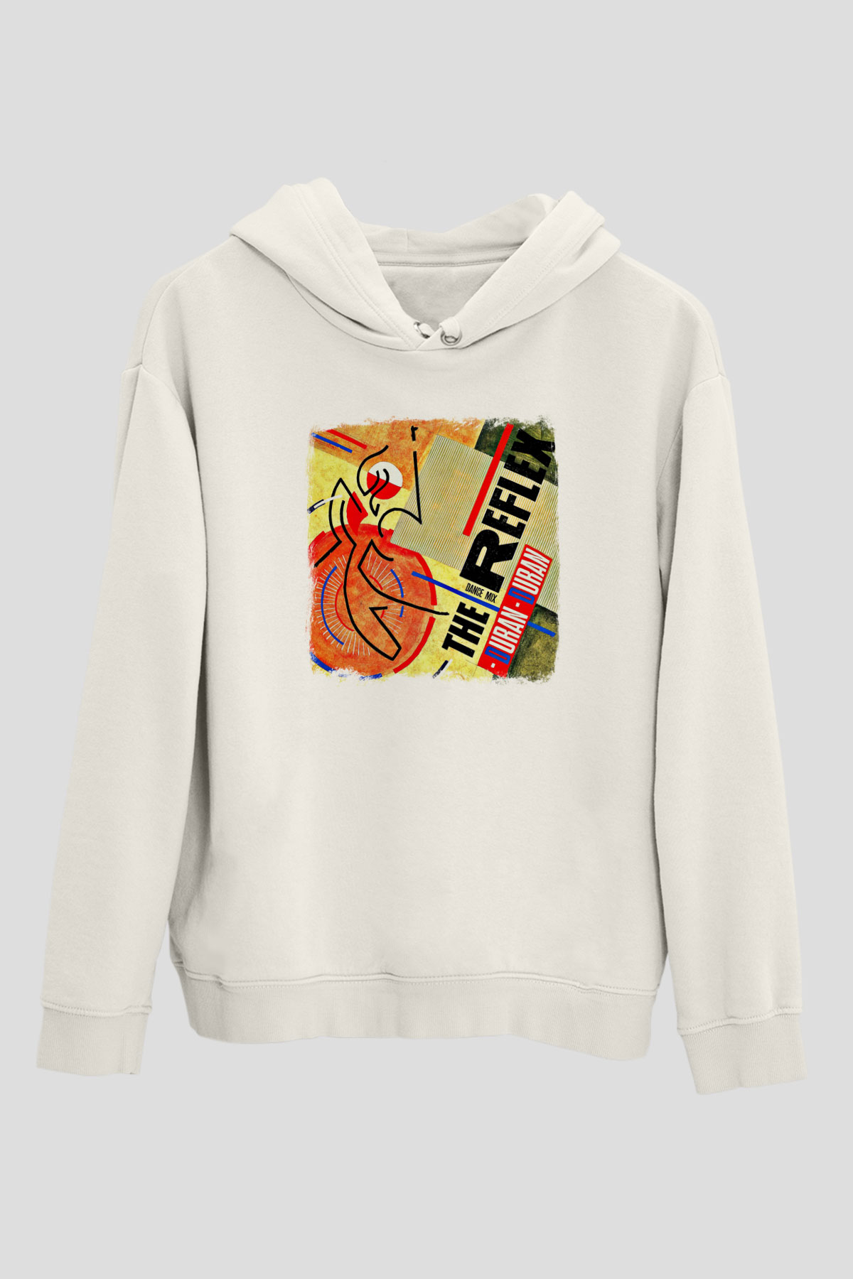 Duran Duran Baskılı Unisex Beyaz Hoodie