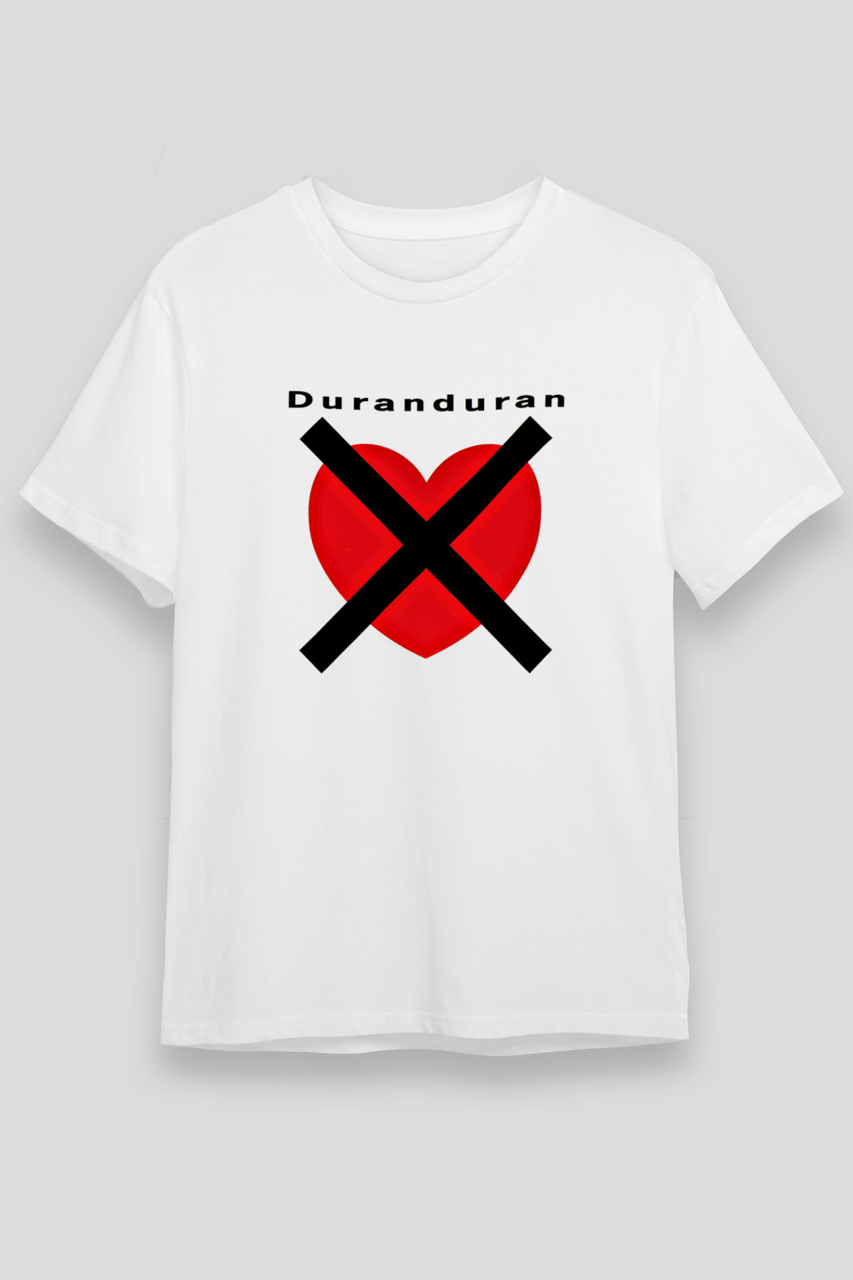 Duran Duran Baskılı Unisex Beyaz Tişört