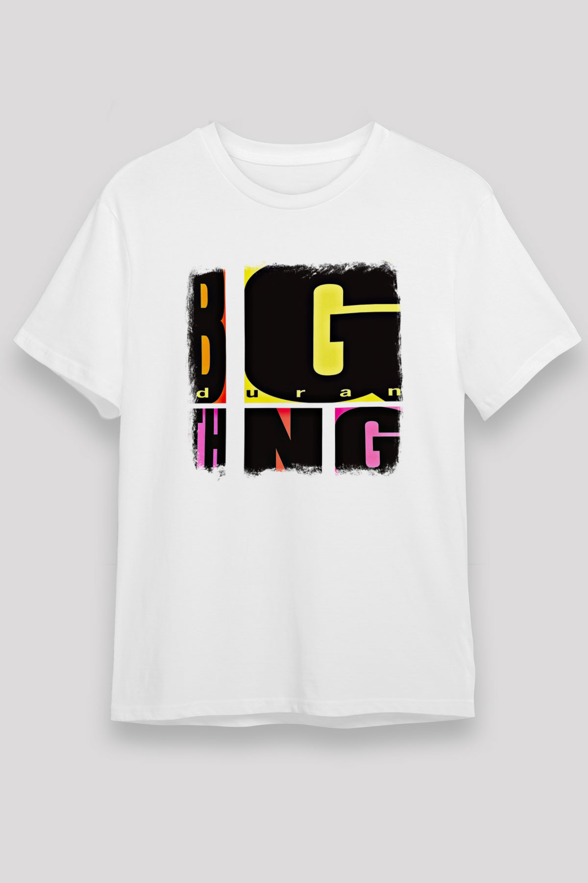 Duran Duran Baskılı Unisex Beyaz Tişört
